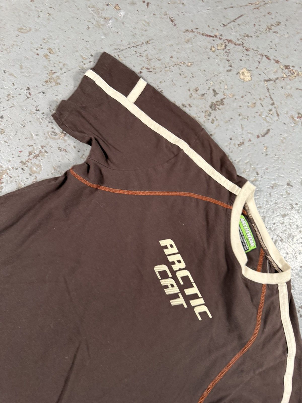 Other Insane Mocha Brown Arctic Cat 2 Tone Racing Tee Size US M / EU 48-50 / 2 - 3 Thumbnail