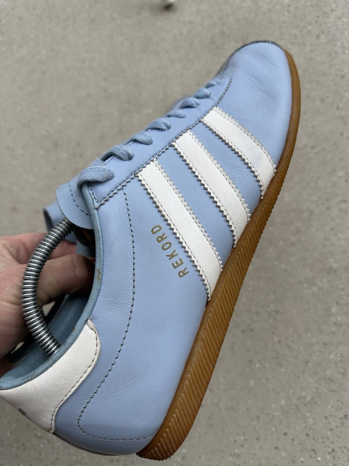 Adidas Adidas Vintage Record 2000`s Sneakers Shoes Trainers 2003 Size US 8.5 / EU 41-42 - 6 Thumbnail