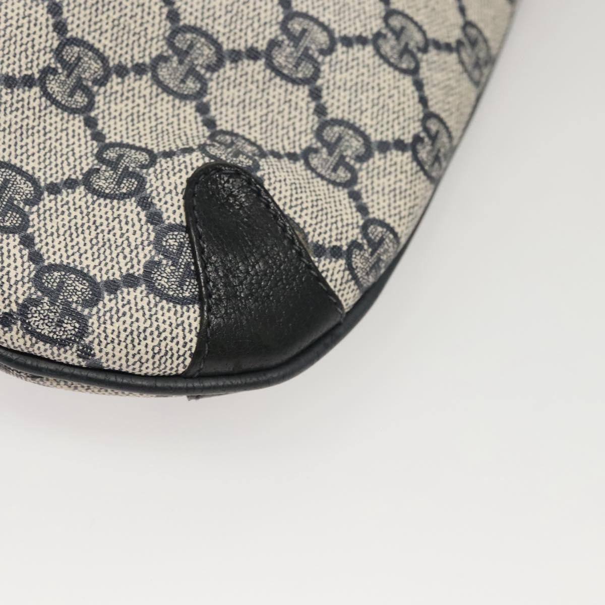 Gucci GUCCI GG Supreme Shoulder Bag Pvc Navy Gold 39 02 026 Size ONE SIZE - 12 Thumbnail