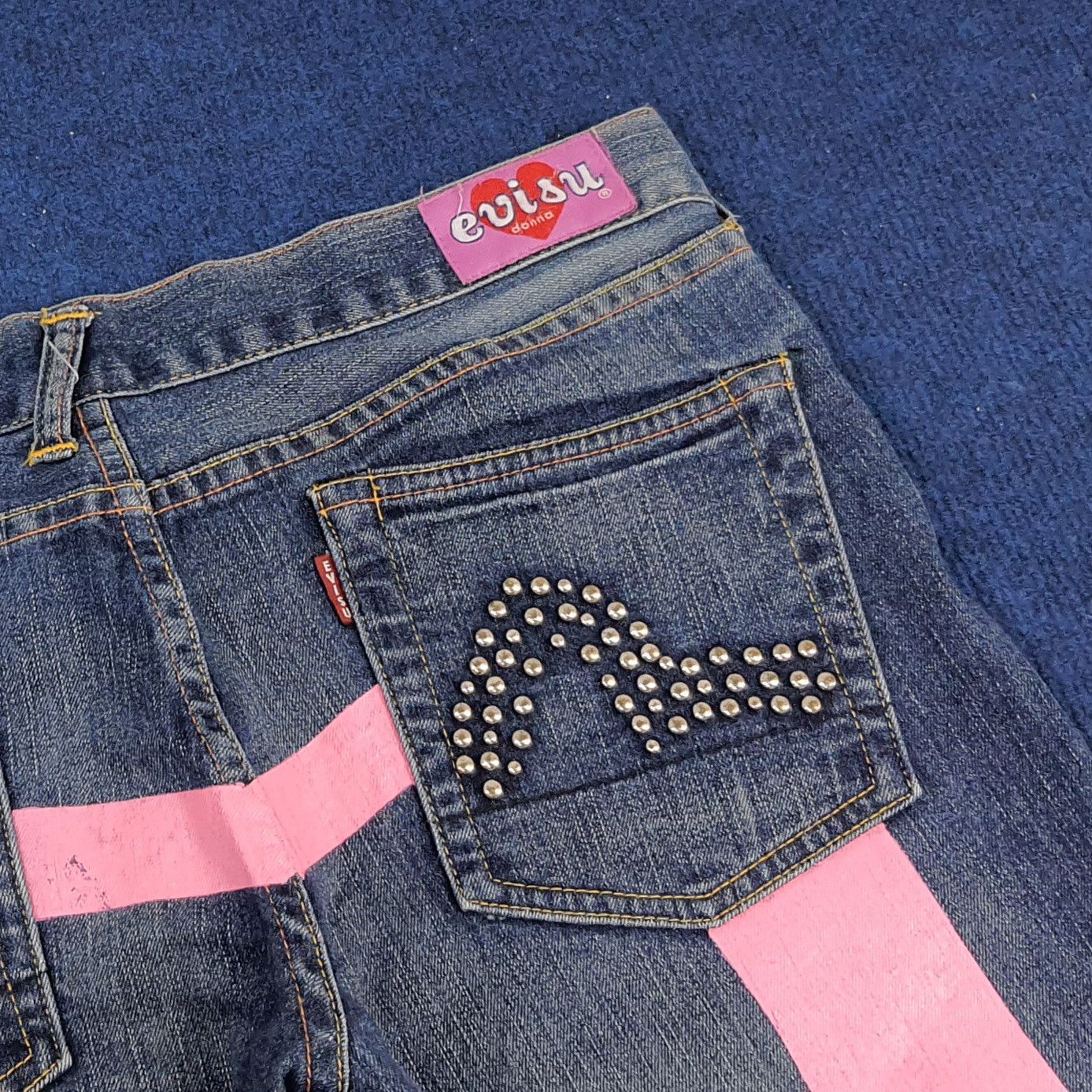 Evisu Vintage Evisu Donia Japanese Brand Custom Daicock Jeans Size 31" - 2 Thumbnail