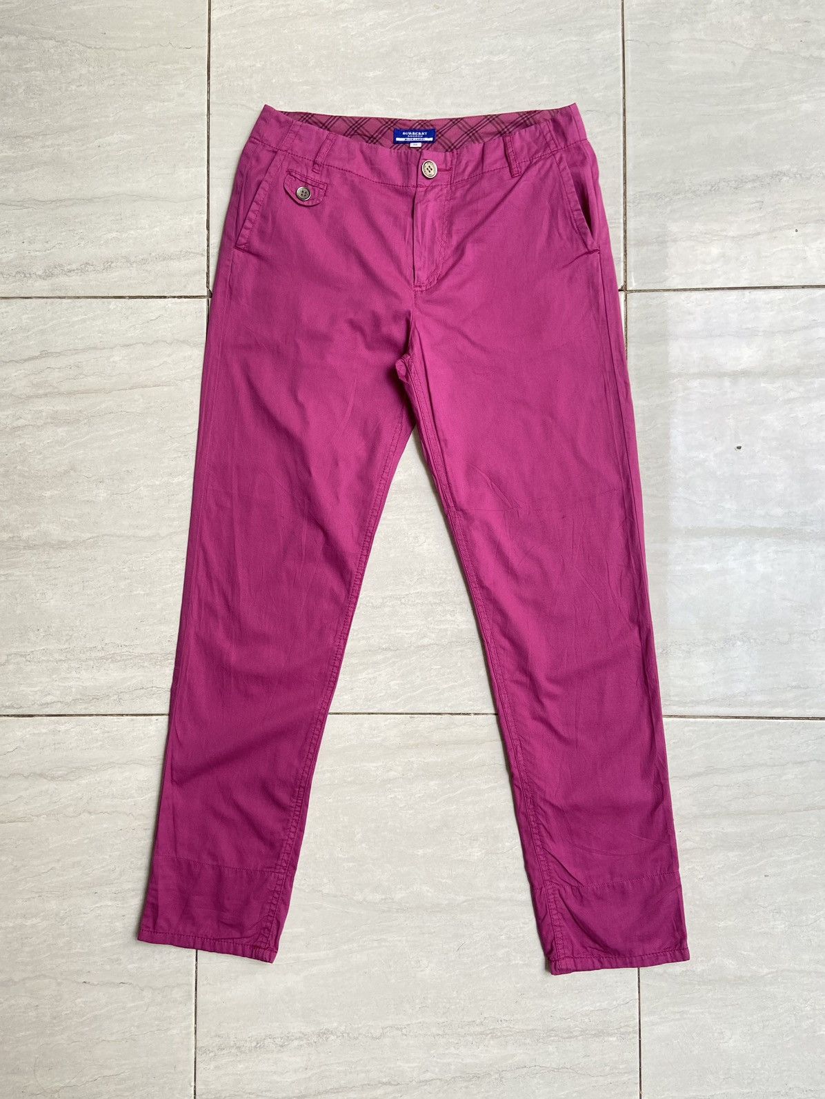 Burberry BURBERRY Pink Long Pants Size US 30 / EU 46 - 7 Thumbnail