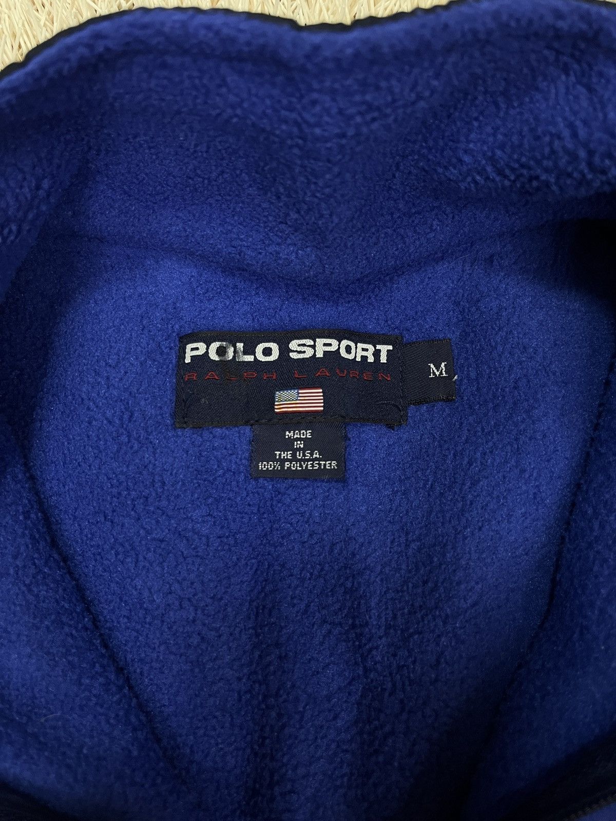 Polo Ralph Lauren Rare Polo Ralph Lauren Polo Sport Fleece Jacket Pepsi P 1997 Size US M / EU 48-50 / 2 - 4 Thumbnail