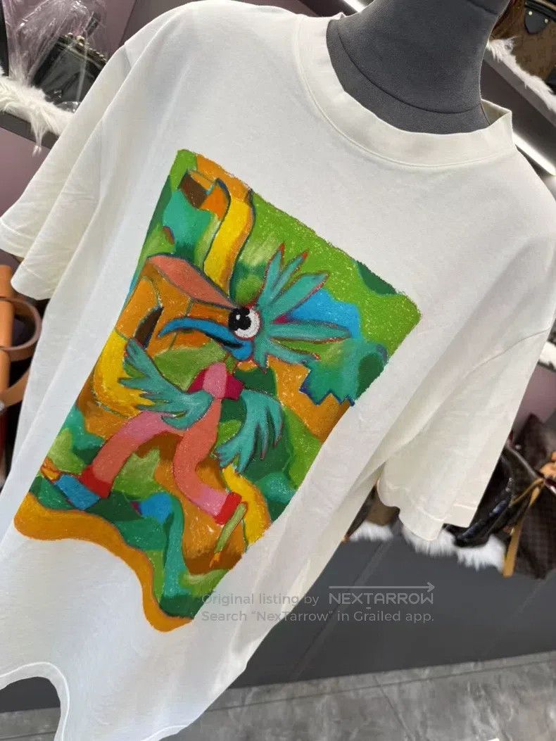 Louis Vuitton Louis Vuitton Cartoon Color Graffiti Printed Half Sleeve T Size US XL / EU 56 / 4 - 6 Thumbnail