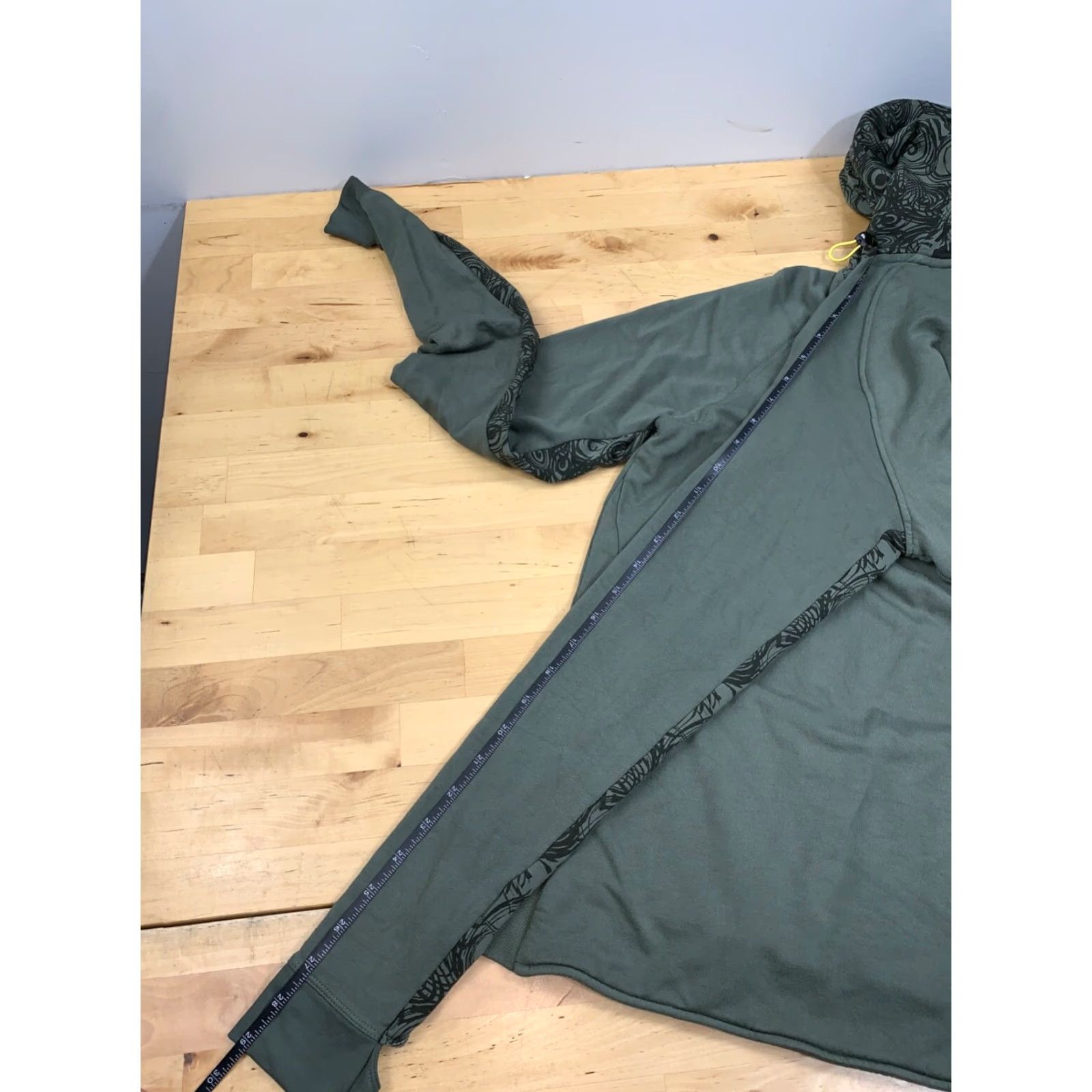 BMW BMW Hoodie Womens M Olive Green Casual Stretch Pockets Logo #8170 Size M / US 6-8 / IT 42-44 - 5 Thumbnail