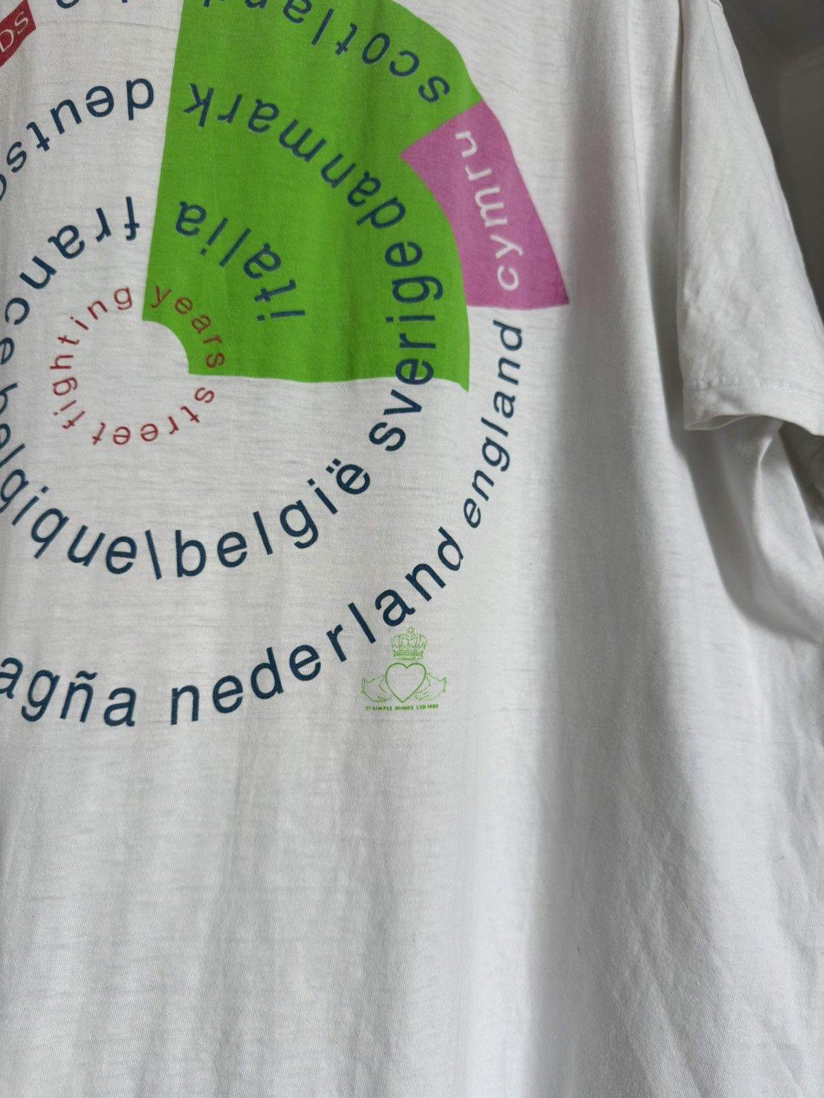 Band Tees Vintage 1989 Simple Minds Scotish Britpop Band Tee Size US XL / EU 56 / 4 - 7 Thumbnail