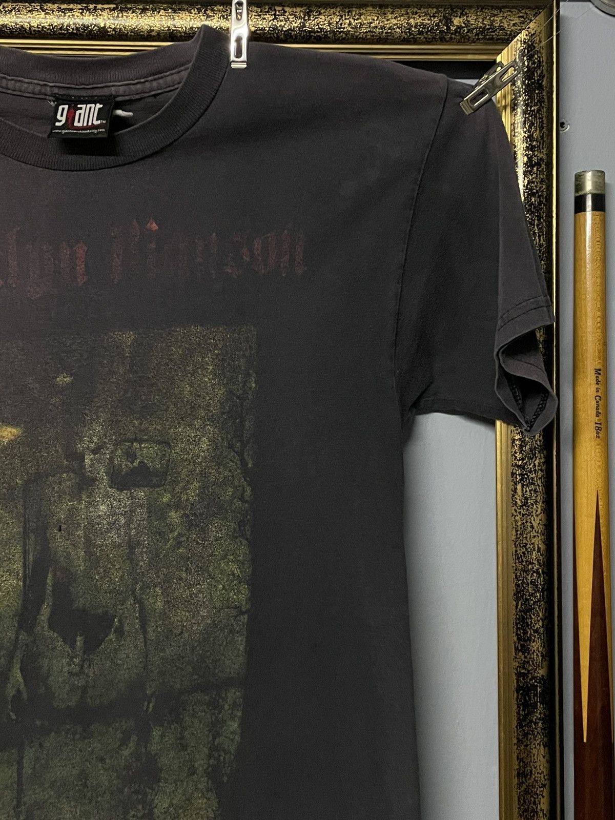 Band Tees Vintage Original 90s Marilyn Manson Hieropant Tarot Sunfaded Size US S / EU 44-46 / 1 - 5 Thumbnail