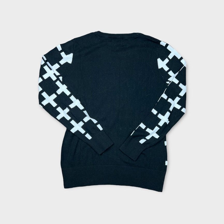 Merona Merona | Cross Print Pullover Sweater | Large Size L / US 10 / IT 46 - 10 Thumbnail