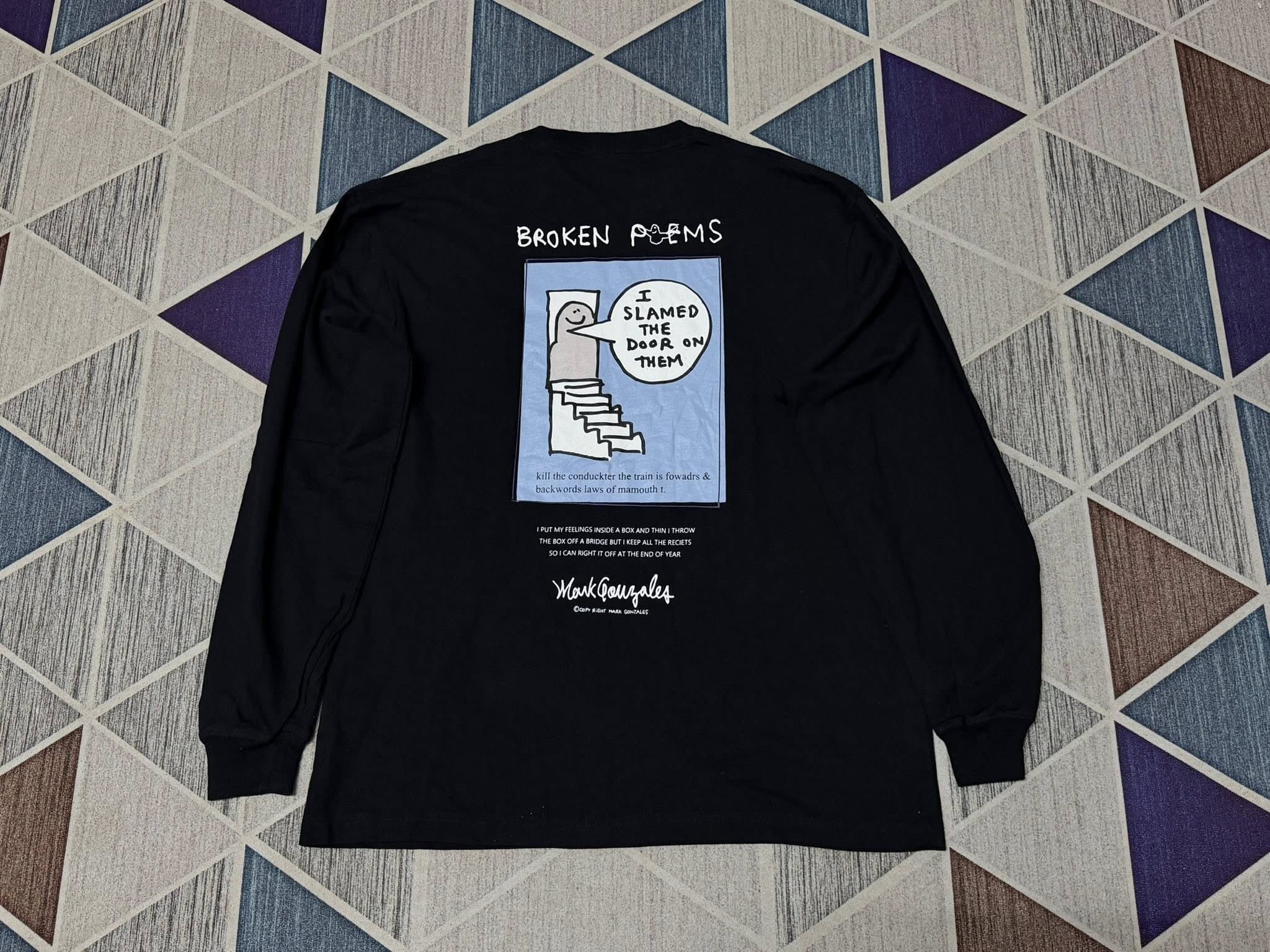 Rap Tees MARK GONZALES SKATEBOARD BROKEN POEMS M 2183 Size US M / EU 48-50 / 2 - 1 Thumbnail