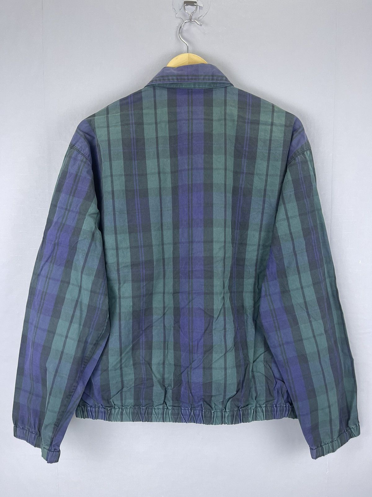 Polo Ralph Lauren × Vintage Vintage Polo Ralph Lauren Golf Green Tartan Jacket Size US M / EU 48-50 / 2 - 2 Thumbnail