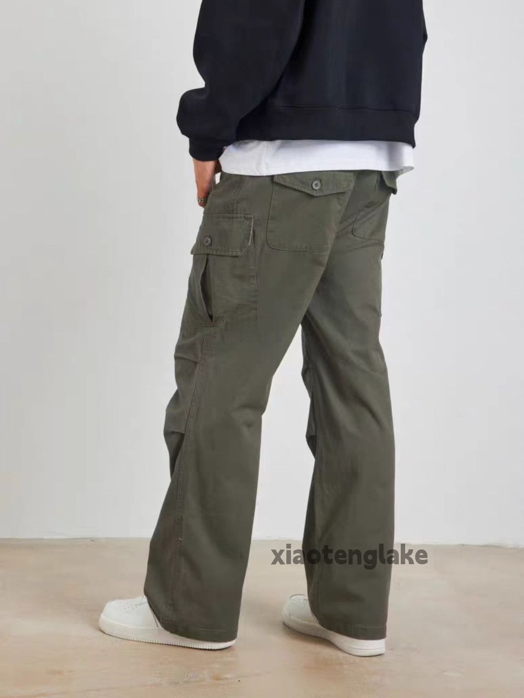 Designer × Japanese Brand × Vintage washed faded utility military patchwork cargo pants Size US 28 / EU 44 - 7 Thumbnail