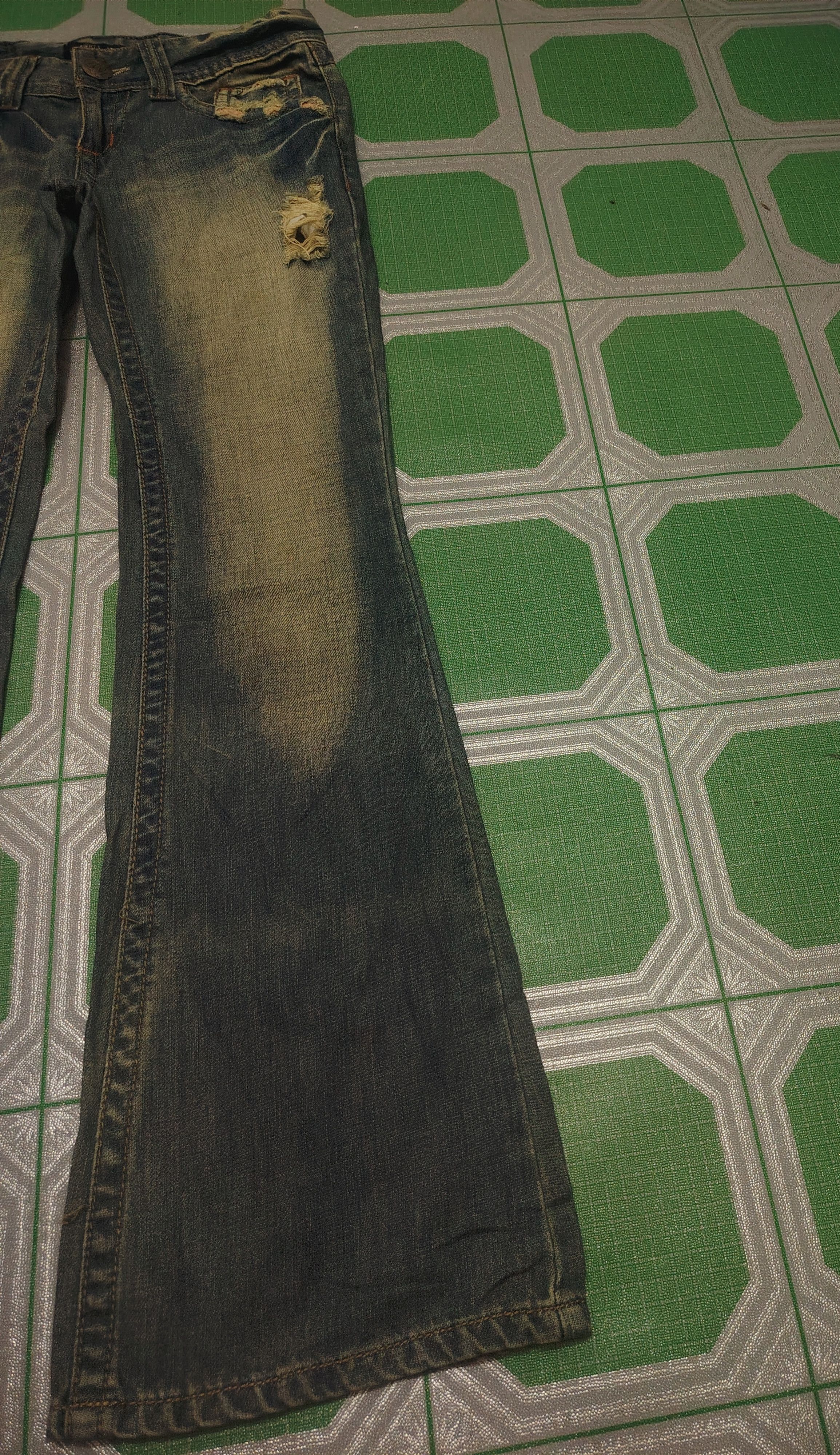 Hysteric Glamour Japanese Swell Jeans Flared Distressed Jeans Bootcut Size US 30 / EU 46 - 6 Thumbnail