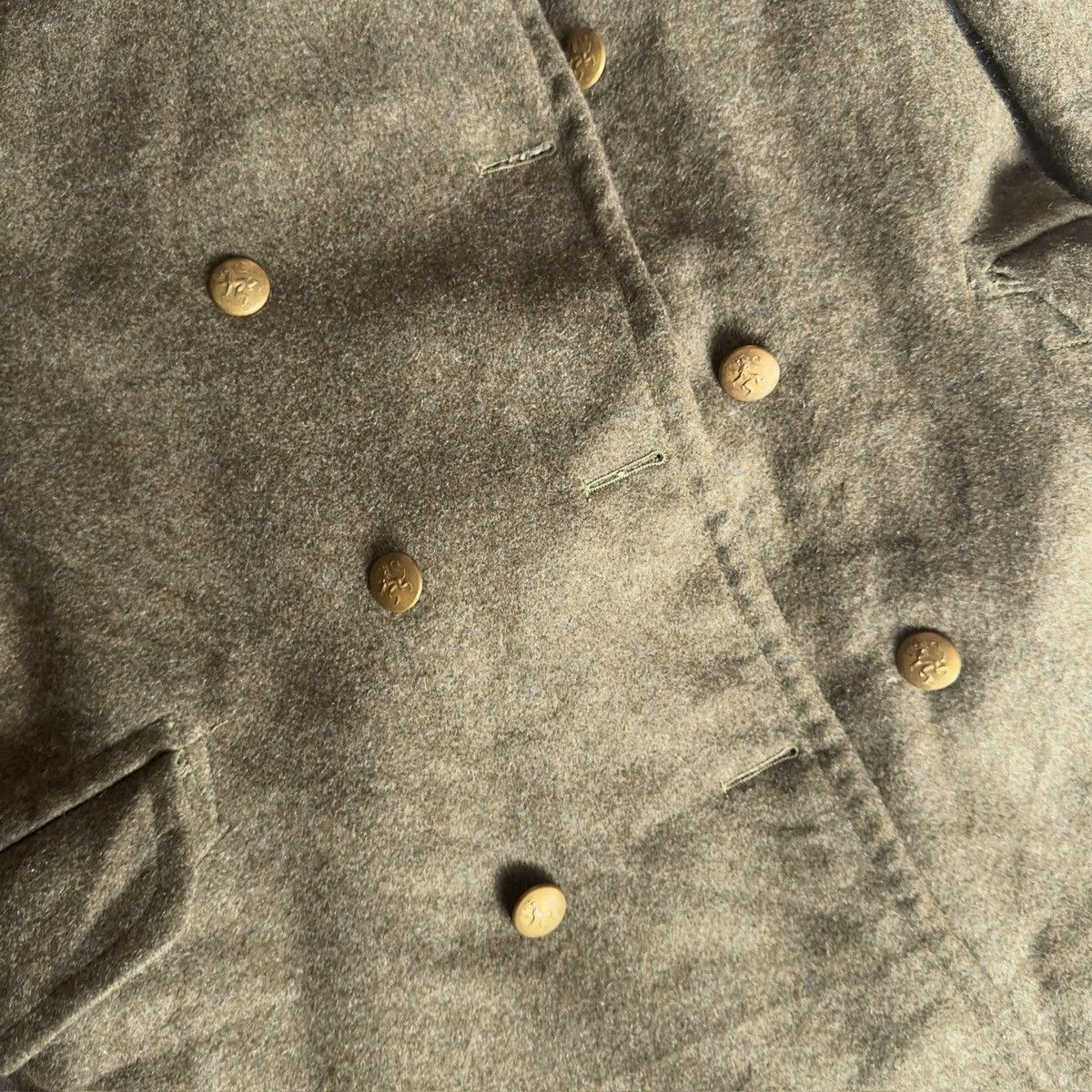 Other True Vintage 1900's to 1920's Military Wool Trench Jacket Size US XL / EU 56 / 4 - 7 Thumbnail