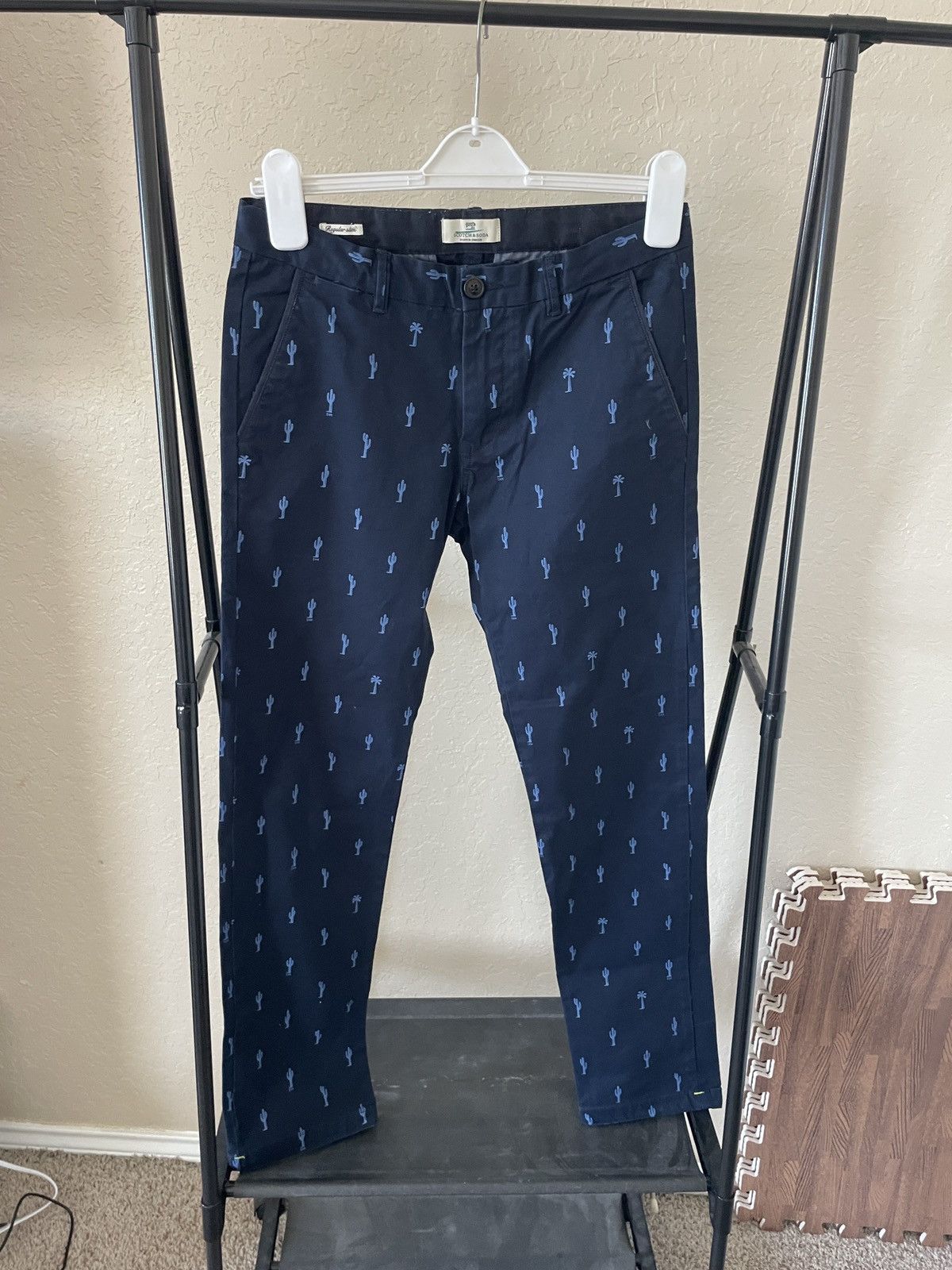 Scotch & Soda Wanderer Cactus & Palms FF trousers Size US 28 / EU 44 - 7 Thumbnail