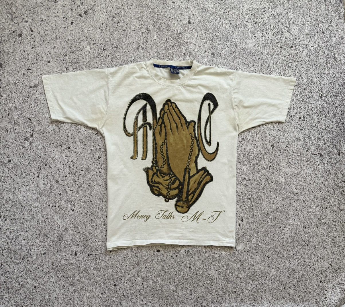 Affliction × Rap Tees × Vintage Vintage 90ʼs Money Talk 2Pac Hip Hop Rap T-Shirt Y2K Hype Size US XL / EU 56 / 4 - 3 Thumbnail