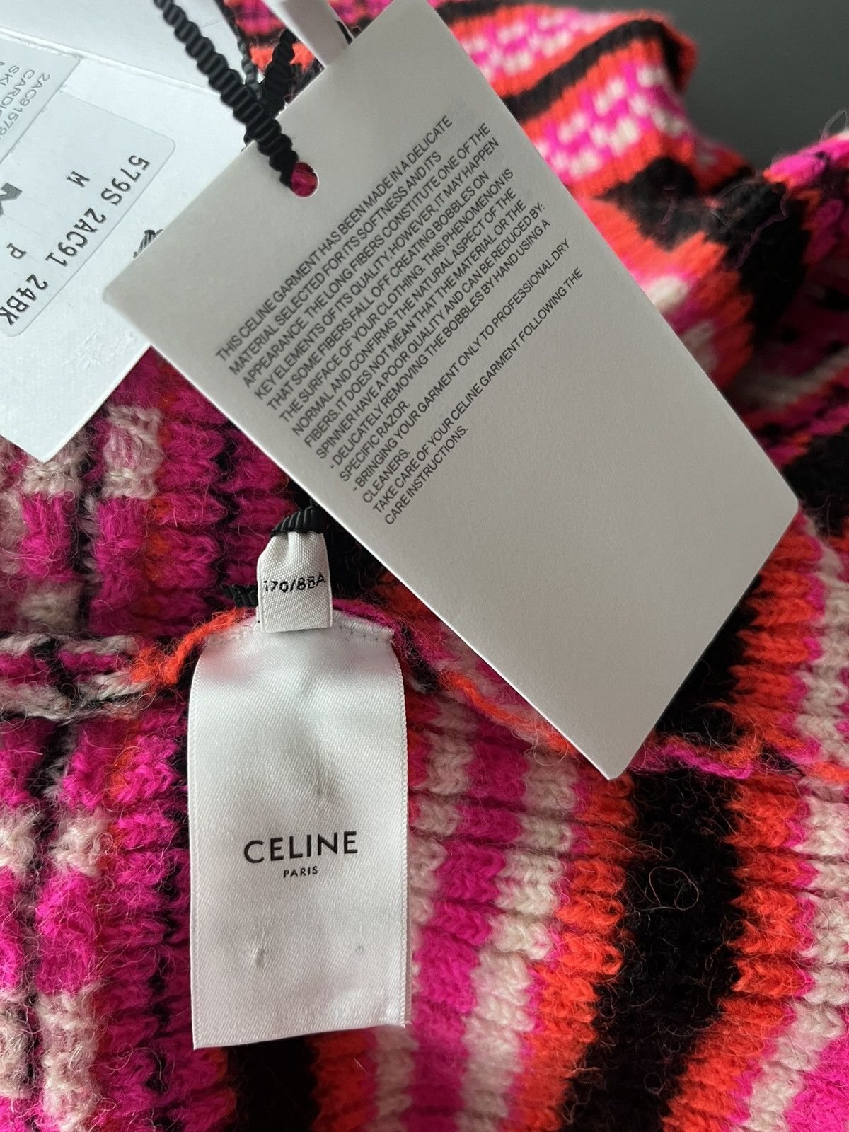 Celine × Hedi Slimane Super Runway Celine Hedi Slimane Logo Cardigan Coat Rare Size US L / EU 52-54 / 3 - 9 Thumbnail