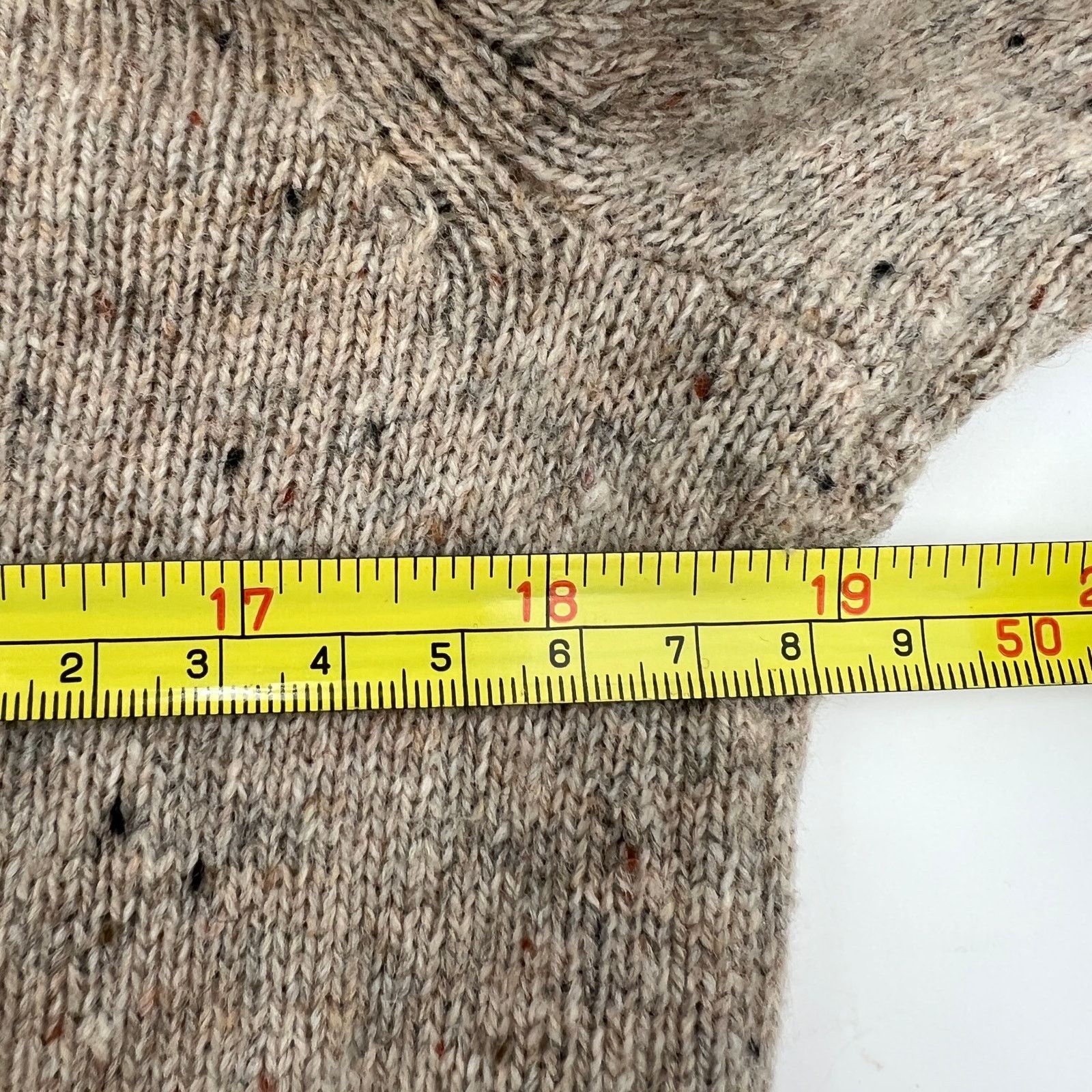 J.Crew J. Crew Rugged Merino Shawl Collar Donegal Sweater Size S / US 4 / IT 40 - 4 Thumbnail