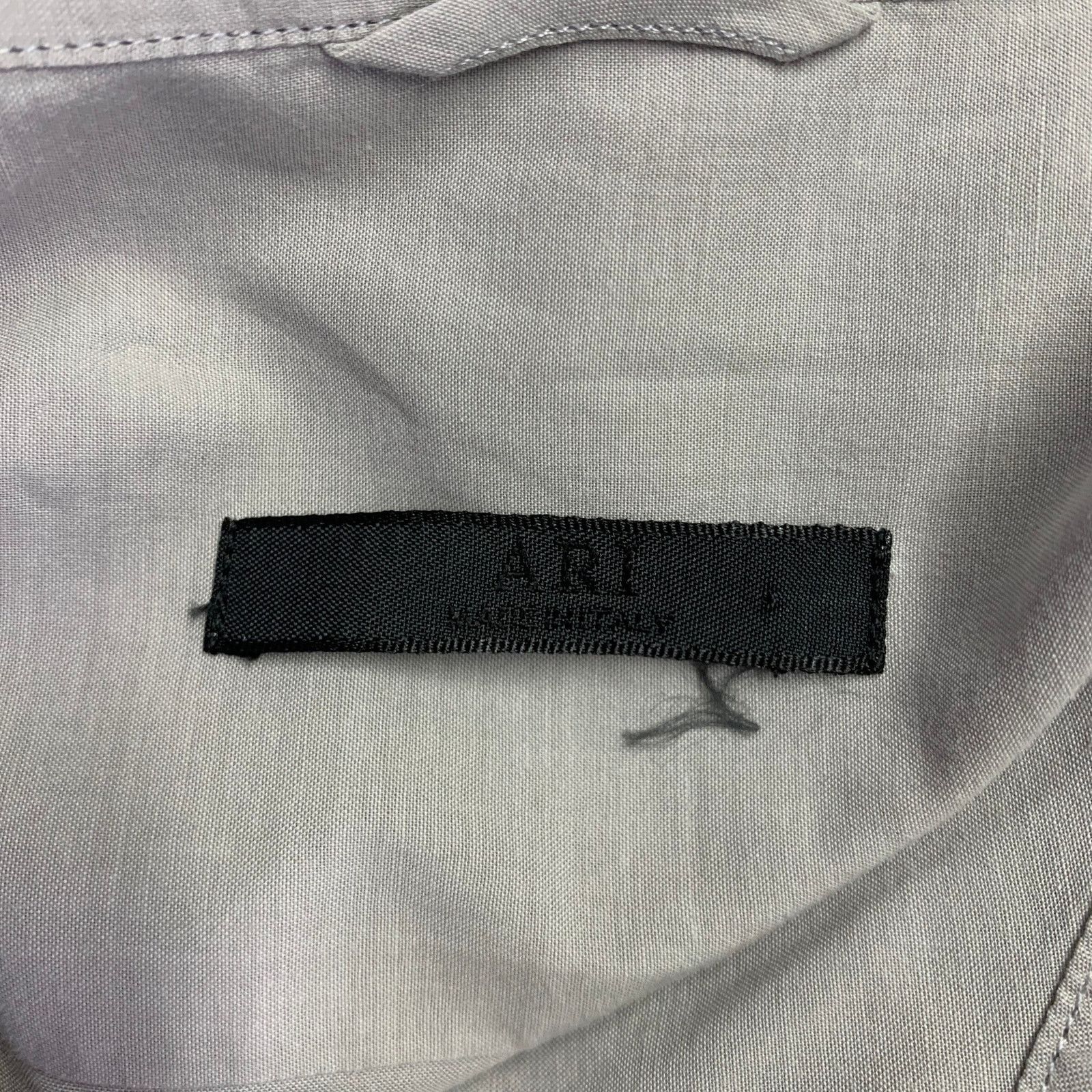 Other ARI Size L Grey Cotton Patch Pockets Long Sleeve Shirt Size US L / EU 52-54 / 3 - 5 Thumbnail