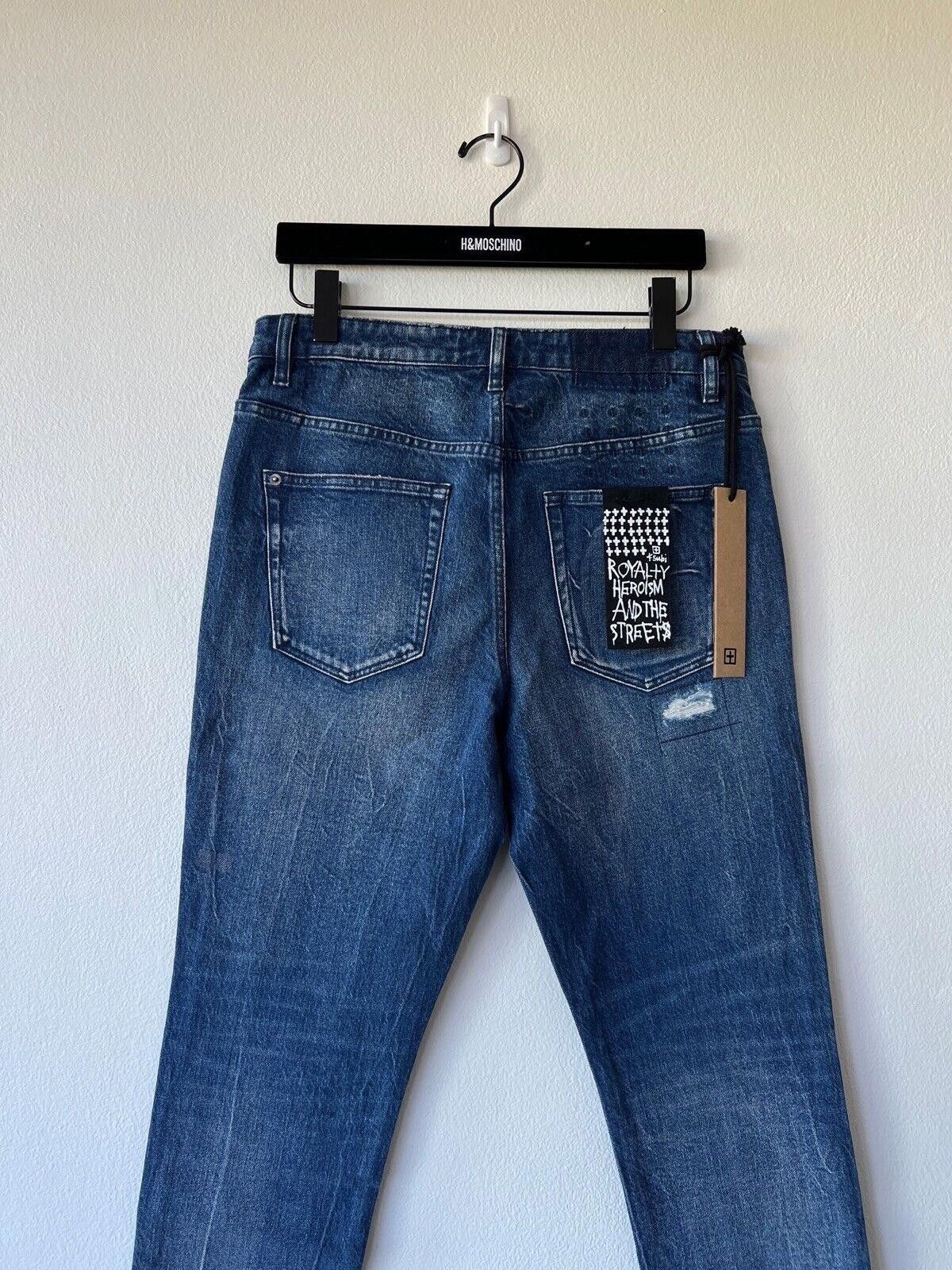 Ksubi new Ksubi mens denim jean slim 32 blue wolfgang glory Size US 32 / EU 48 - 6 Thumbnail