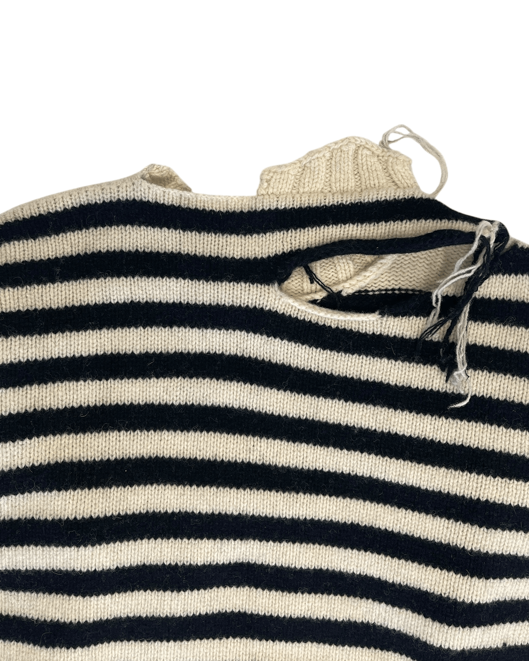 Charles Jeffrey LOVERBOY Charles Jeffrey Loverboy AW18 Distressed Long Knit Sweater Size ONE SIZE - 10 Thumbnail