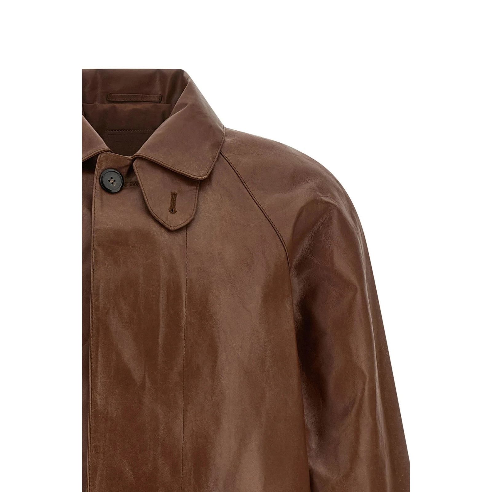 Prada PRADA Vintage Brown Leather Blouson New & Authentic (Men's s Size US XXL / EU 58 / 5 - 3 Thumbnail
