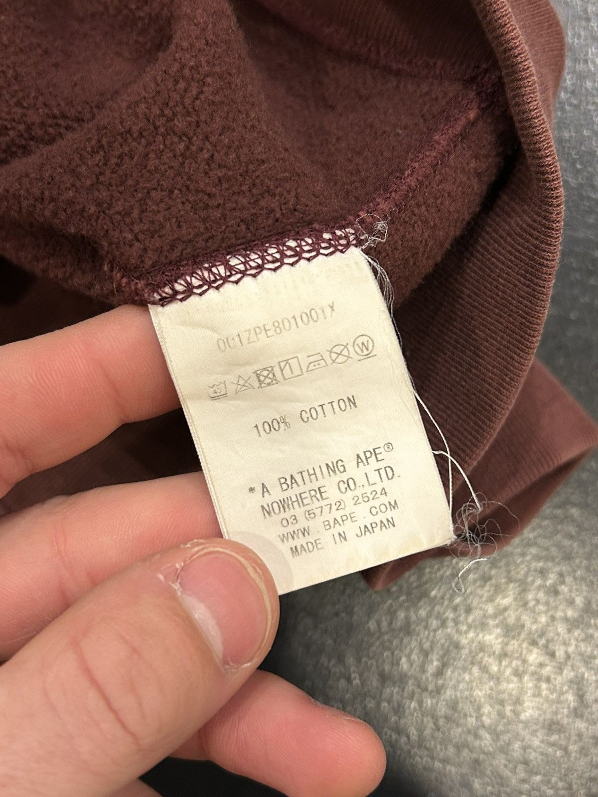 Bape Bape Shark Camo Hoodie - Maroon Size US M / EU 48-50 / 2 - 6 Thumbnail
