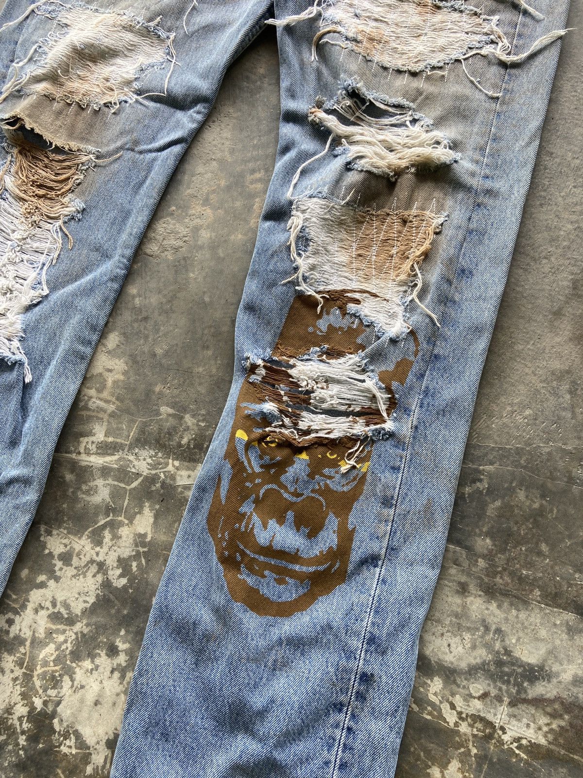 Hysteric Glamour × Levi's Sample Levis Kapital Inspired Denim Size US 33 - 4 Thumbnail