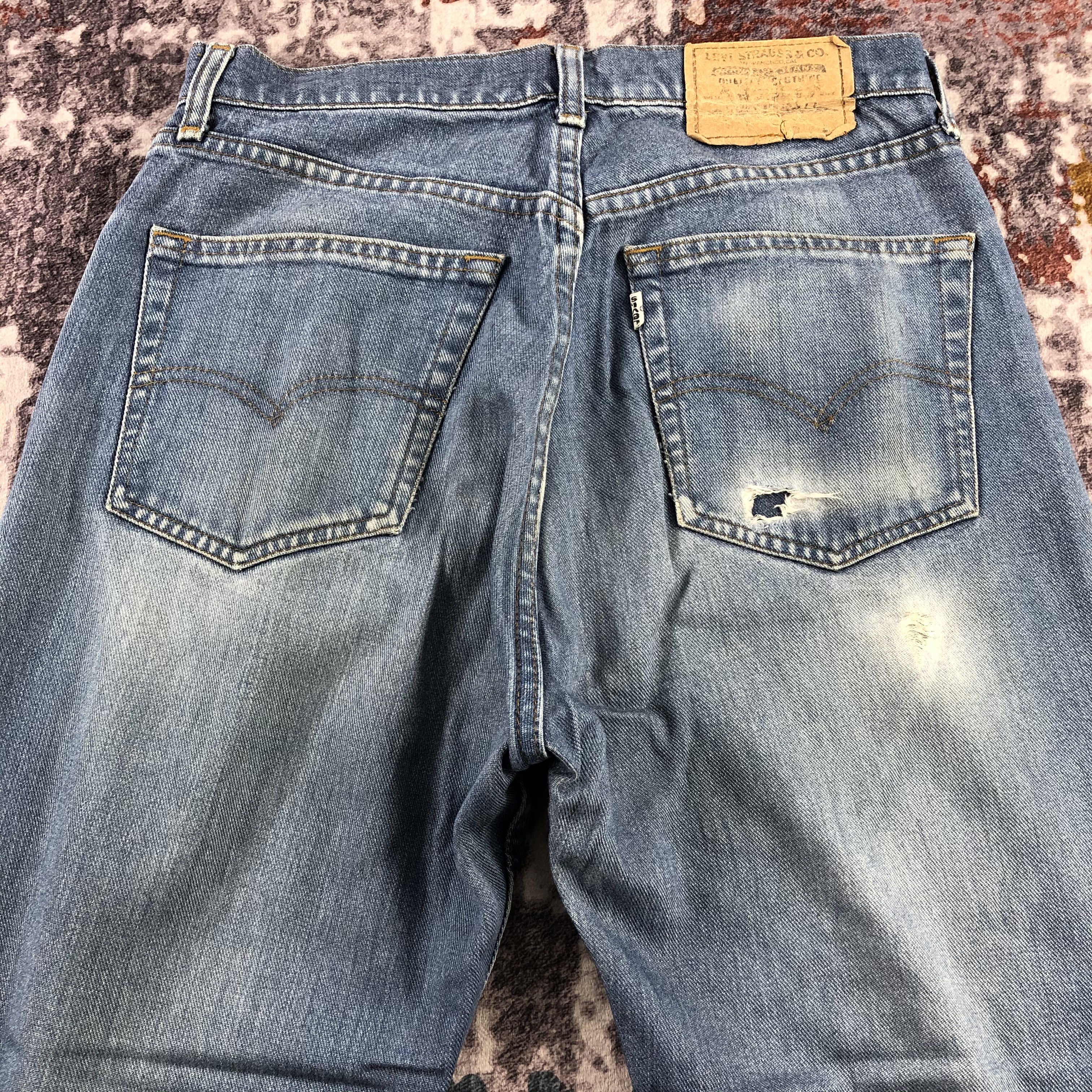 Levi's × Vintage 90s Vintage Blue Wash Levis 512 Jeans-JM2734 Size US 29 - 4 Thumbnail