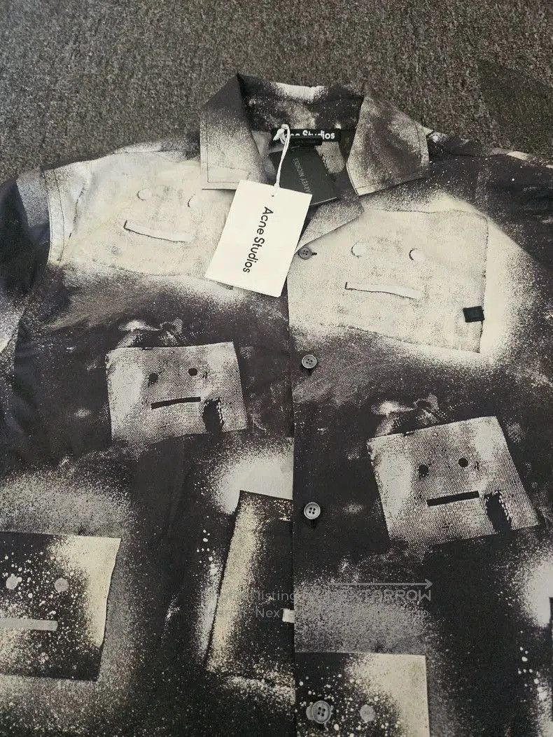 Celine Acne Studios Oversize Graphic Polo Shirt. Size US M / EU 48-50 / 2 - 2 Thumbnail