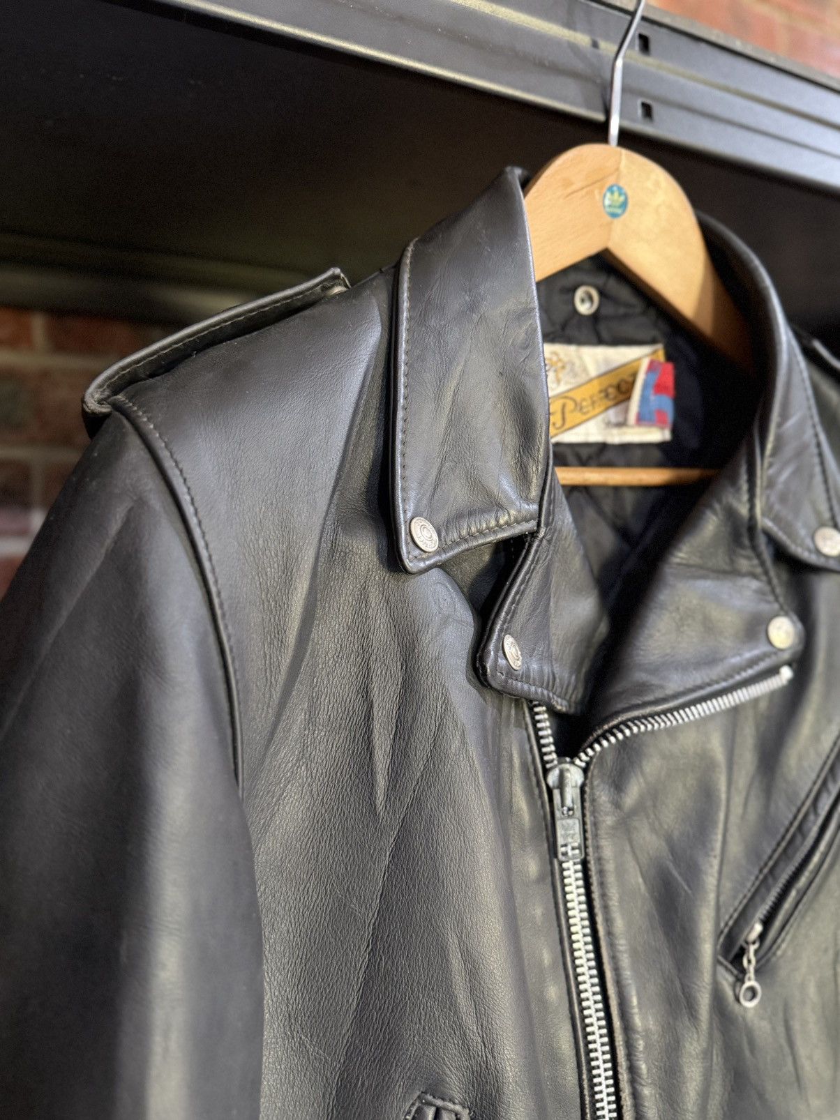 Schott Vintage Schott Perfecto Biker Punk Leather Jacket Size 40 Size US M / EU 48-50 / 2 - 4 Thumbnail