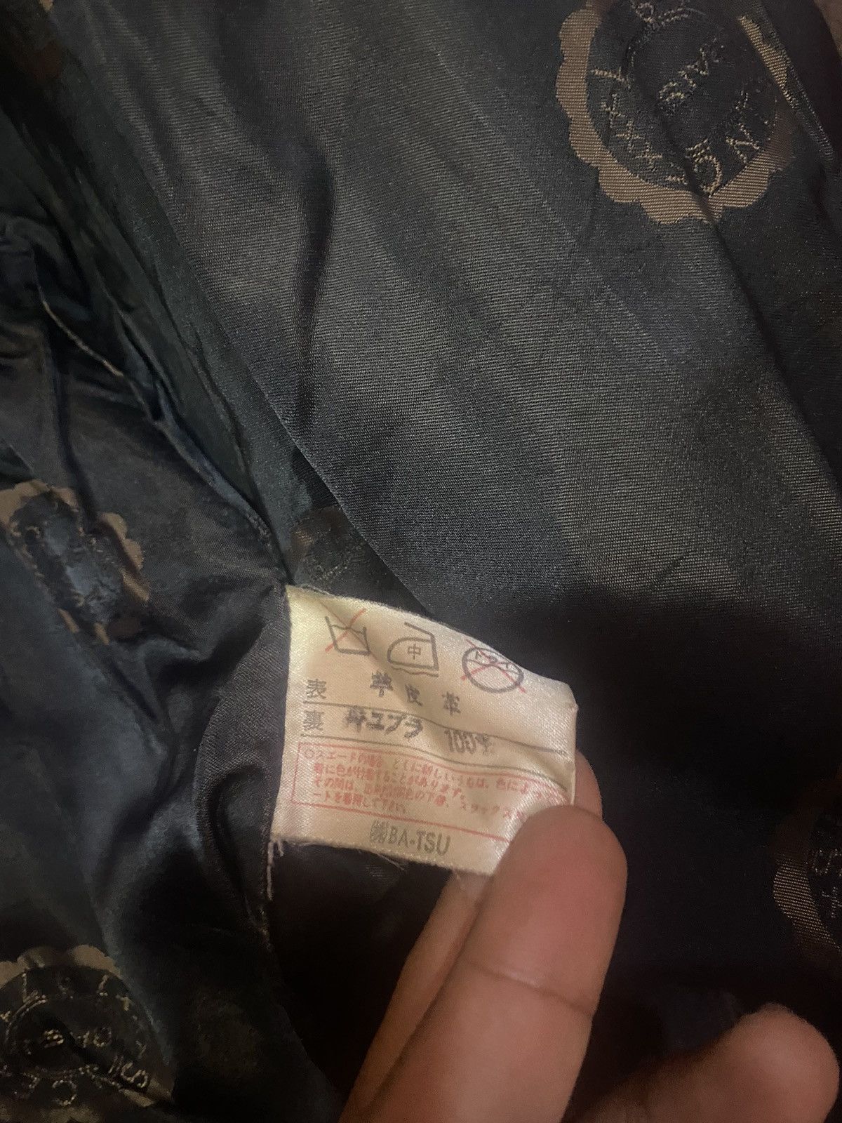 Japanese Brand × Vintage Vintage BA-TSU JAPAN Leather Parka Jacket Size US M / EU 48-50 / 2 - 8 Thumbnail
