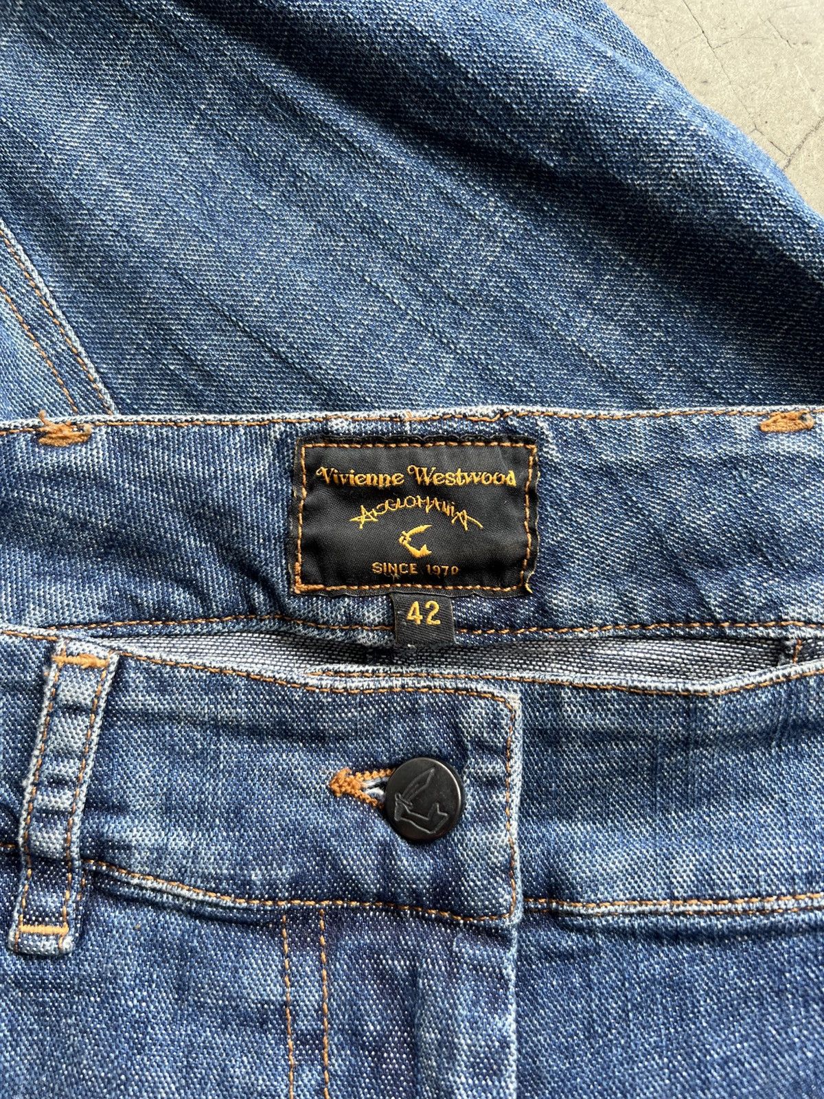 Vivienne Westwood Vivienne Westwood Anglomania - “Pirate” Spiral Flared Jeans Size 28" / US 6 / IT 42 - 11 Thumbnail