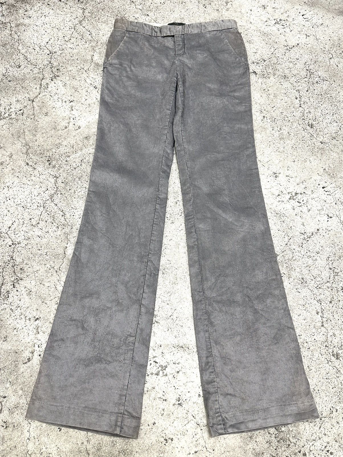 Alexander McQueen AW2002 Alexander Mcqueen Metallic Bootcut Podium Pants Size 27" / US 4 / IT 40 - 5 Thumbnail