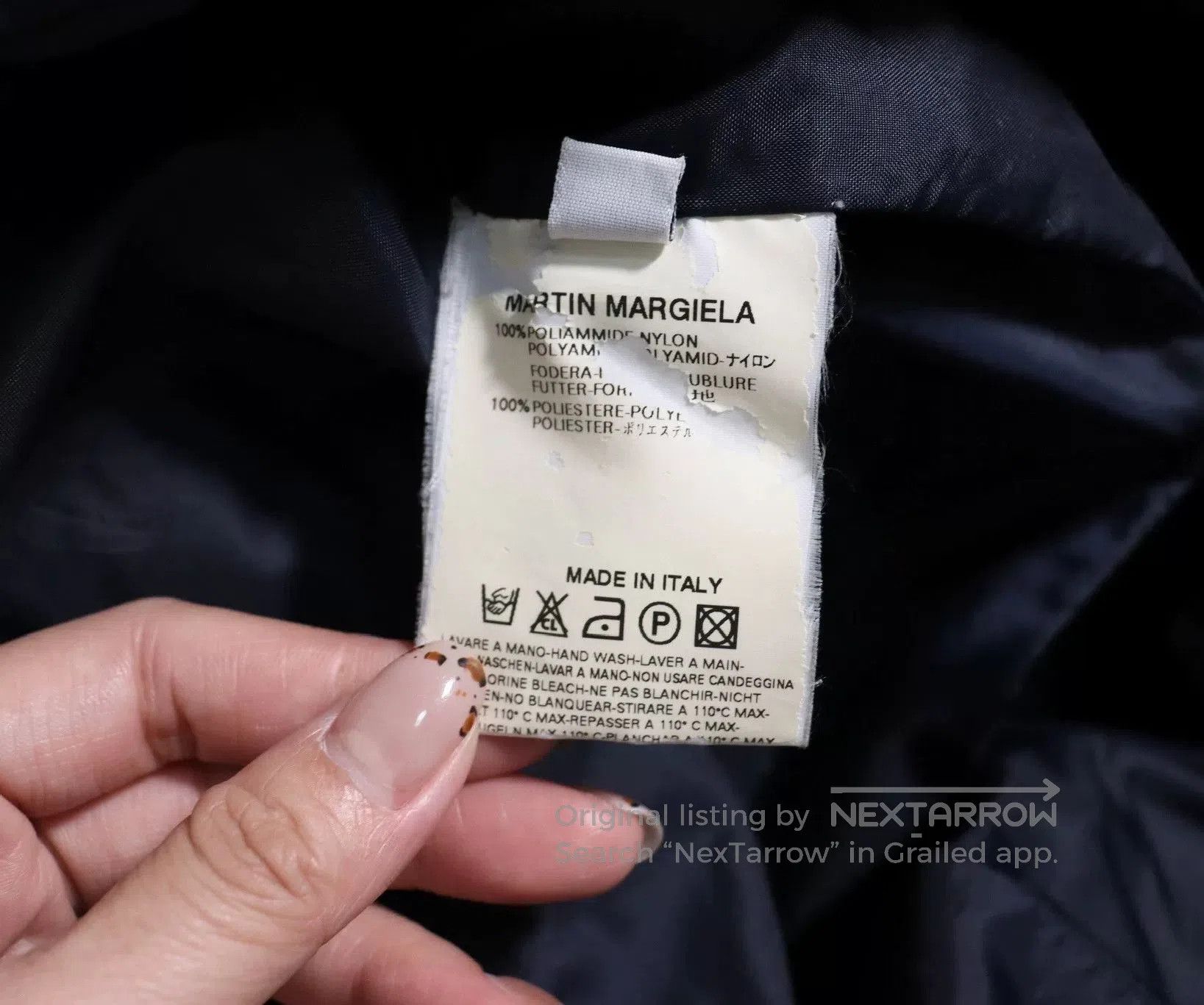 Maison Margiela Maison Margiela Cotton Motorcycle Jacket, Size L. Size US L / EU 52-54 / 3 - 9 Thumbnail