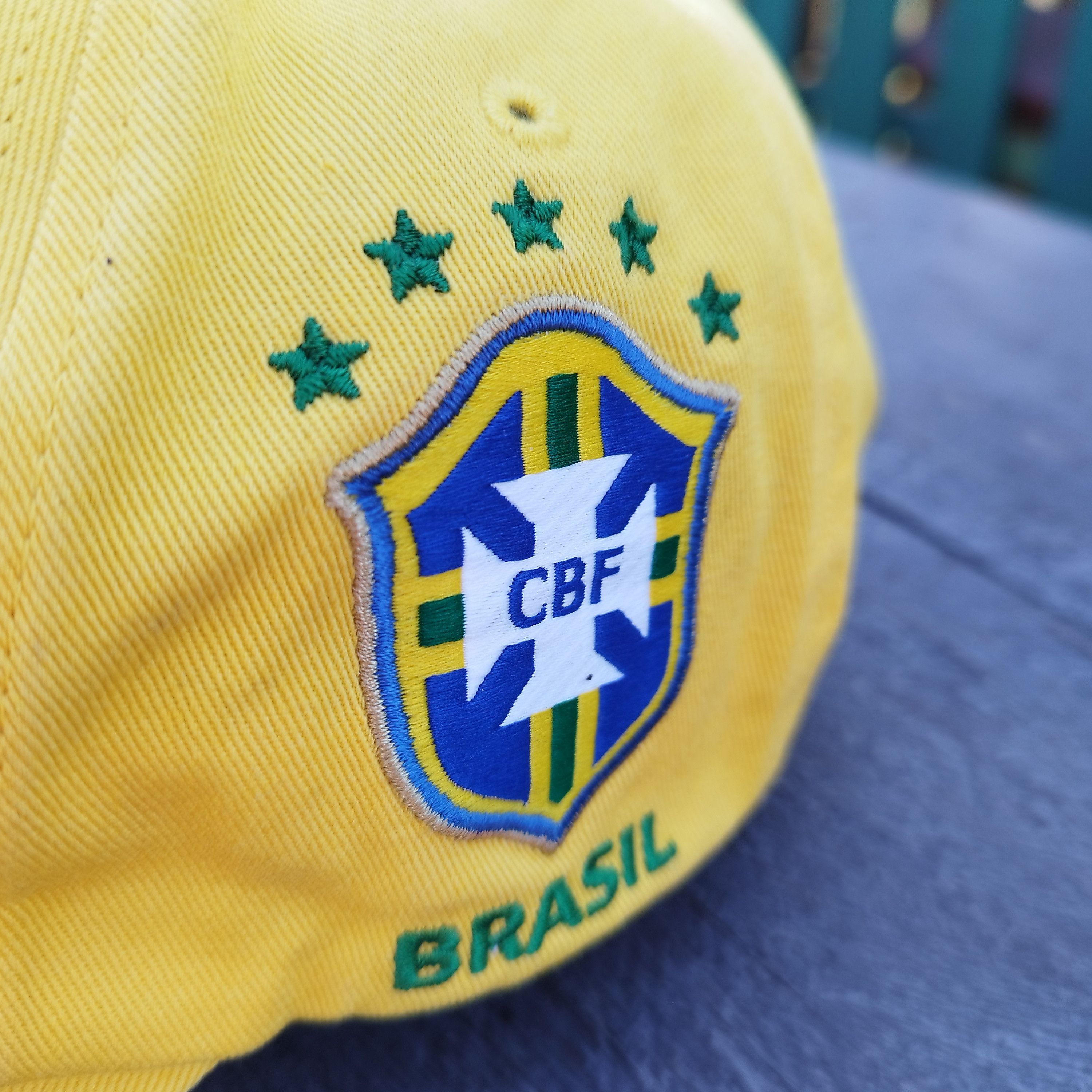 Nike Vintage Y2K Nike Brasil CBF National Team Heritage Cap Size ONE SIZE - 6 Thumbnail