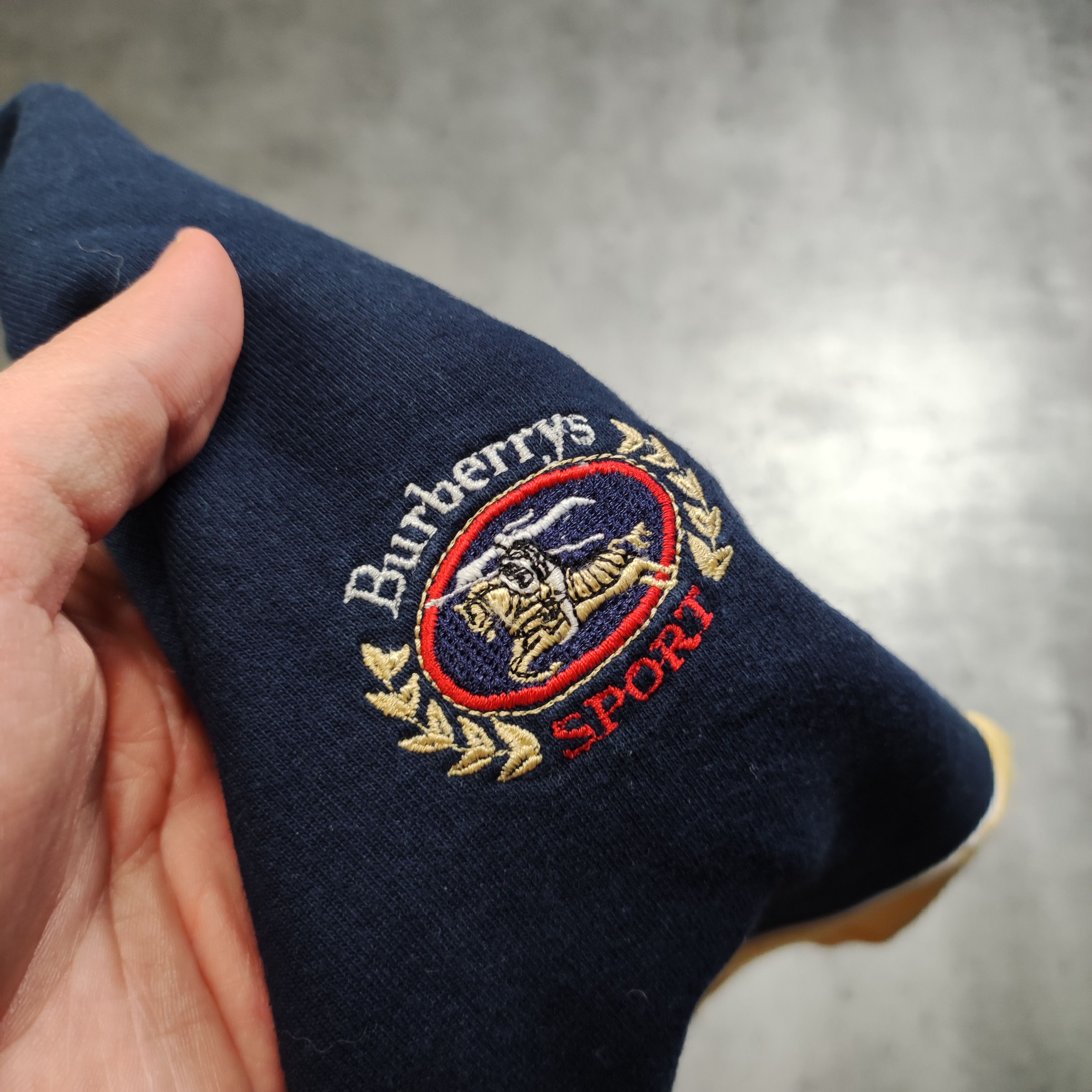 Burberry × Vintage RARE 90s Burberrys London Sport Logo Crewneck Sweatshirt Size US S / EU 44-46 / 1 - 5 Thumbnail