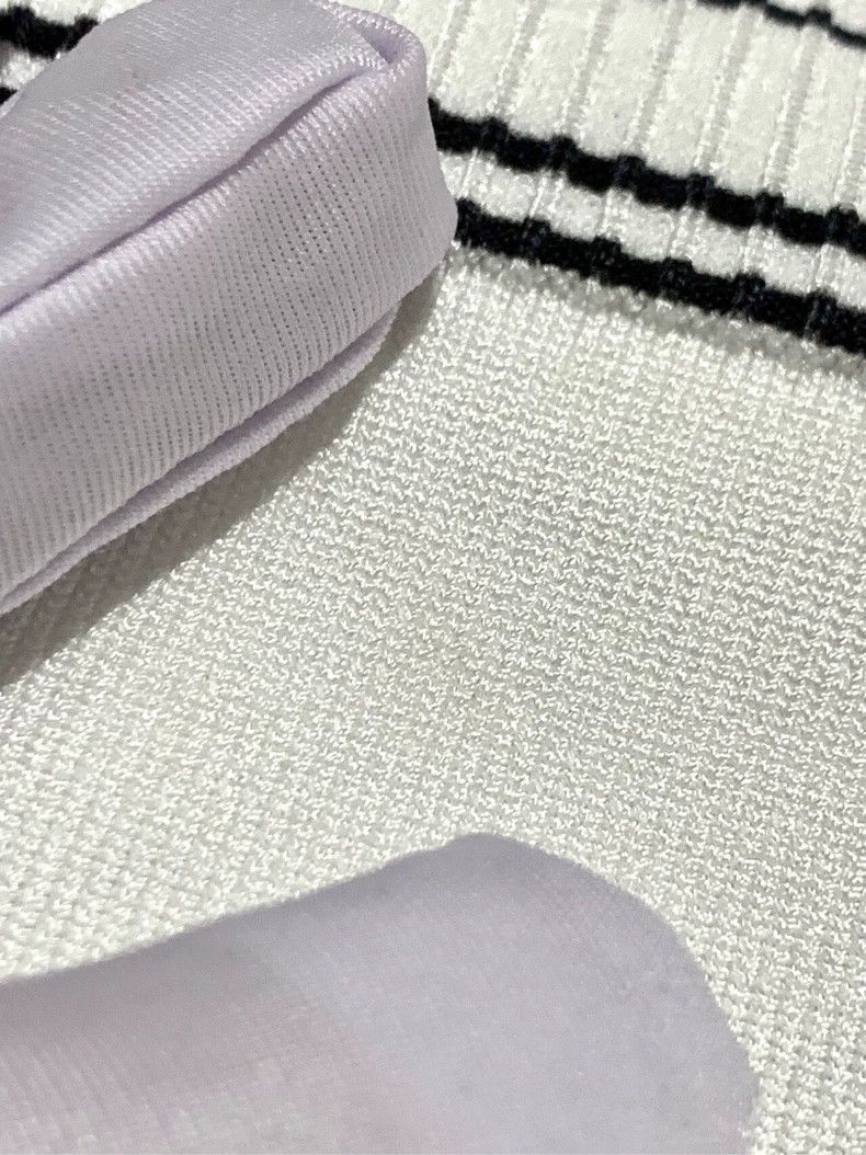 Fendi FENDI Women's black line graffiti knitted half-skirt White Size 24" / US 00 / IT 34 - 8 Thumbnail