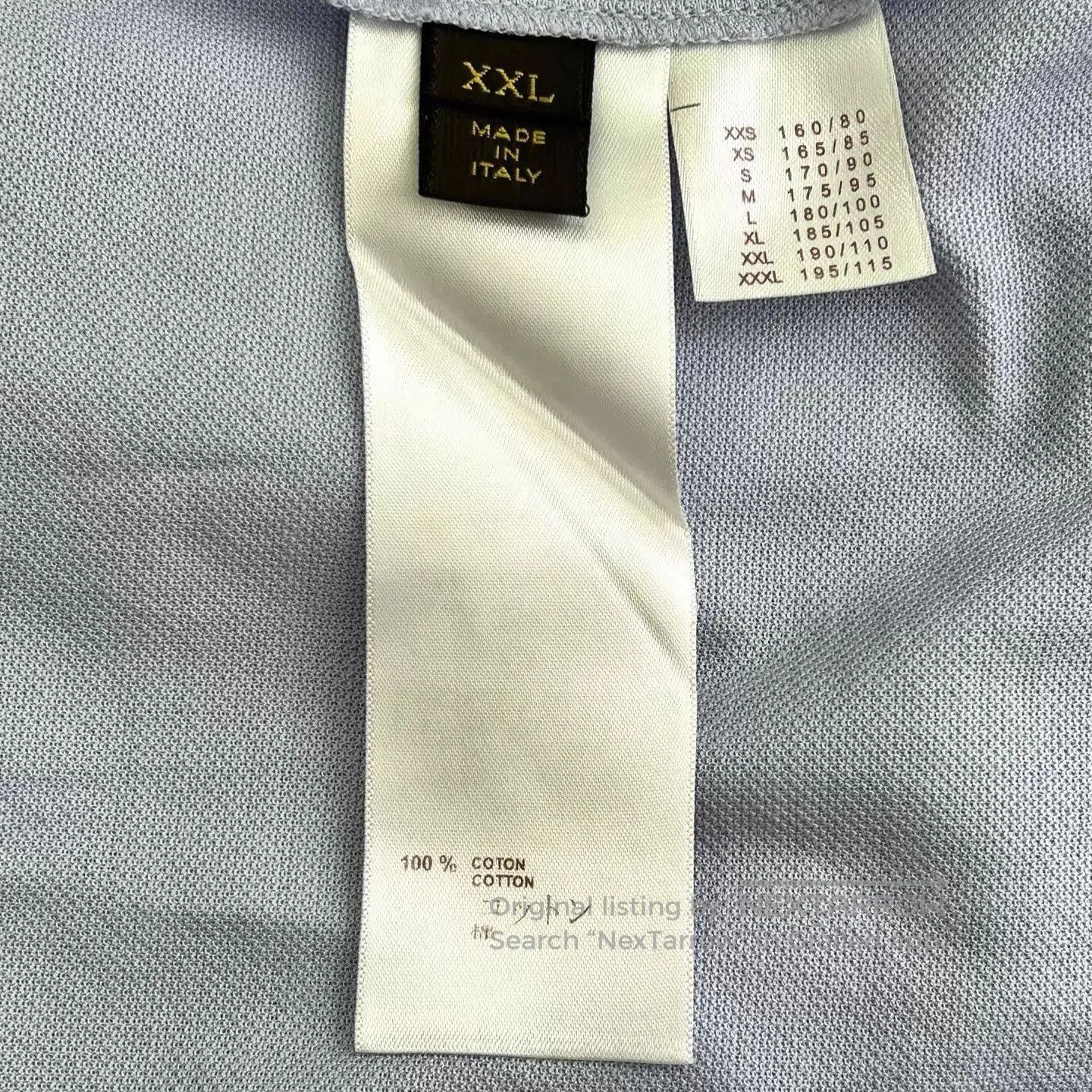 Louis Vuitton Blue Short-Sleeve Polo Shirt - XXL. Size US XXL / EU 58 / 5 - 5 Thumbnail