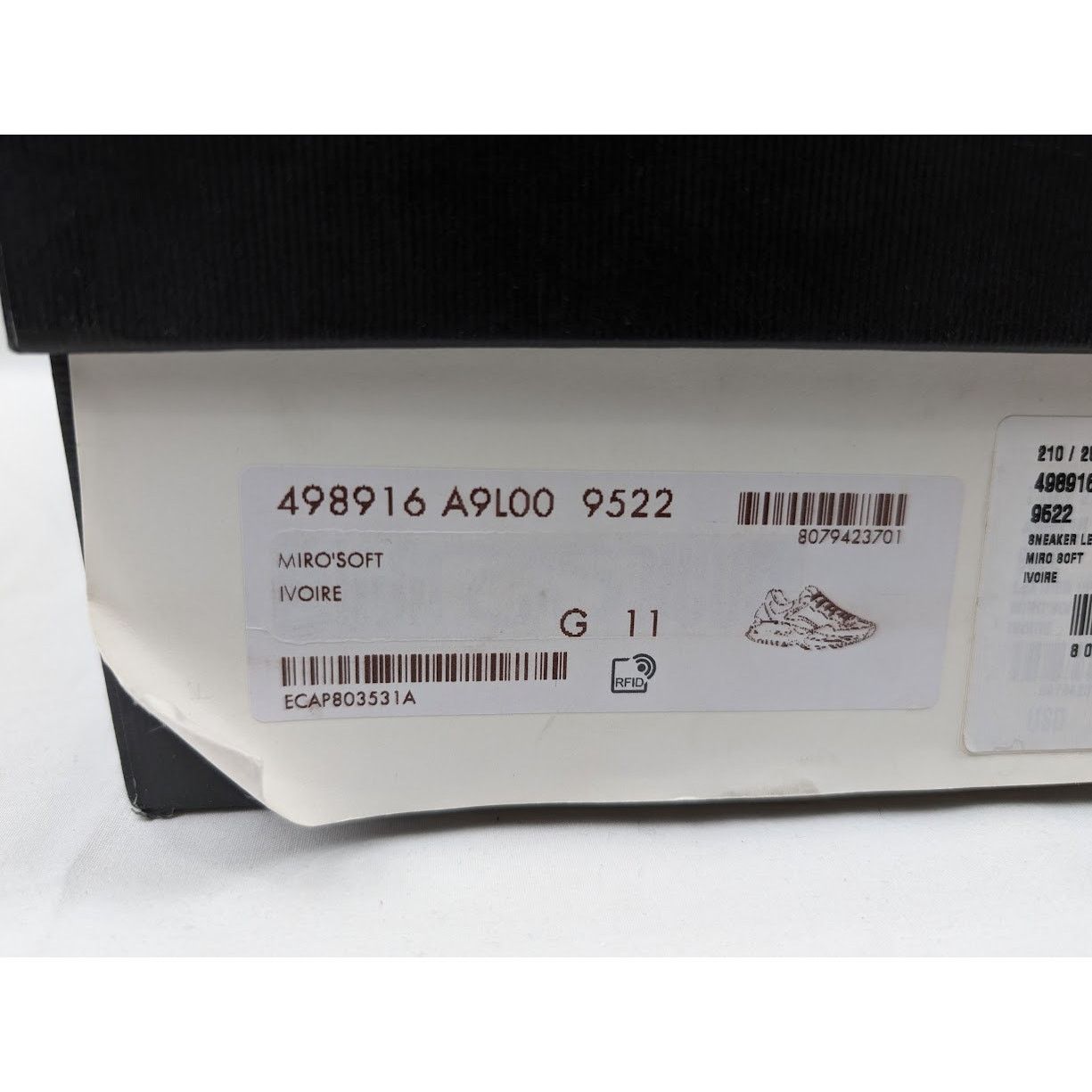 Gucci o1rshd1 Q:2 / Miro Soft Sneakers in Ivoire Size US 11.5 / EU 44-45 - 24 Thumbnail