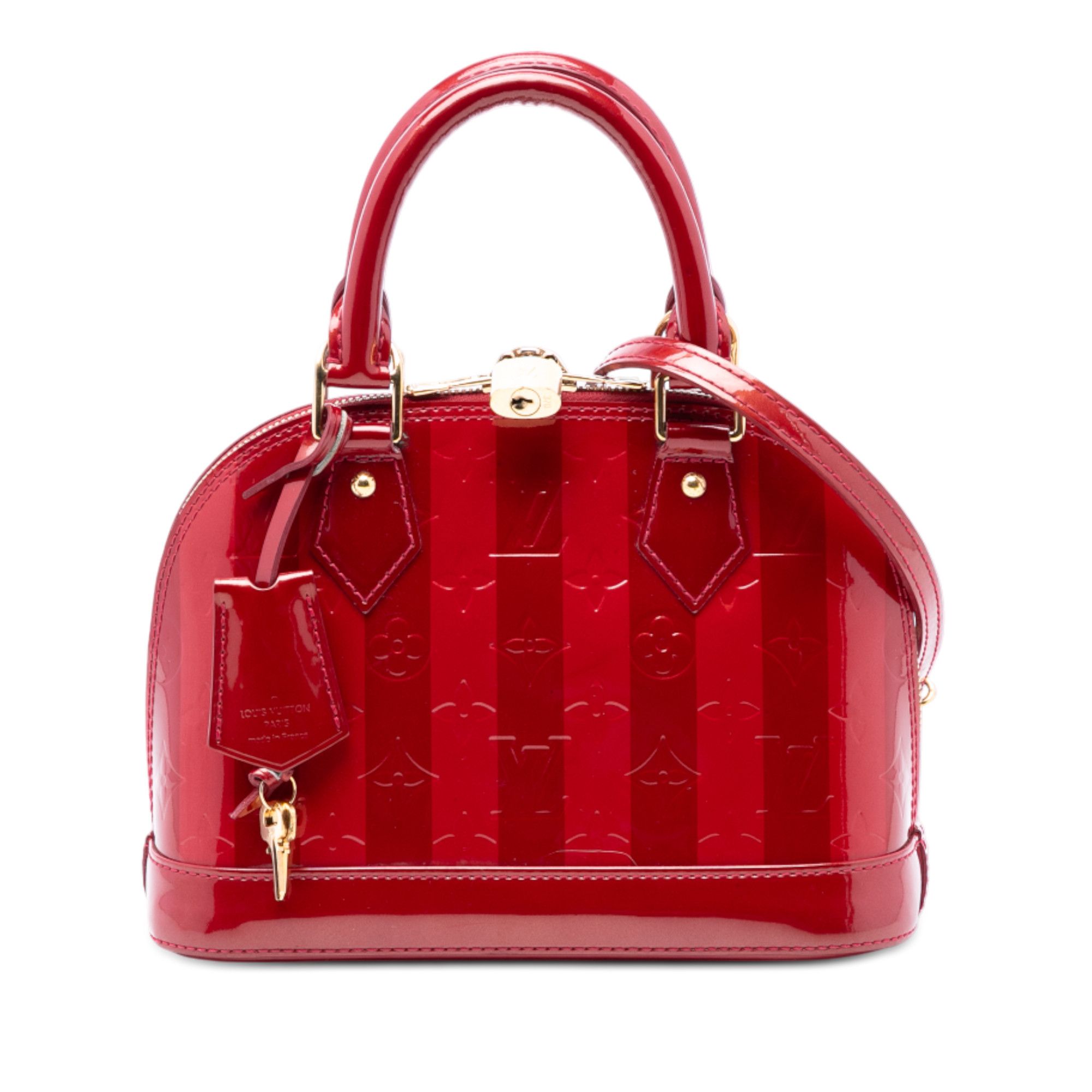 Louis Vuitton Louis Vuitton Monogram Vernis Rayures Alma BB Size ONE SIZE - 1 Thumbnail