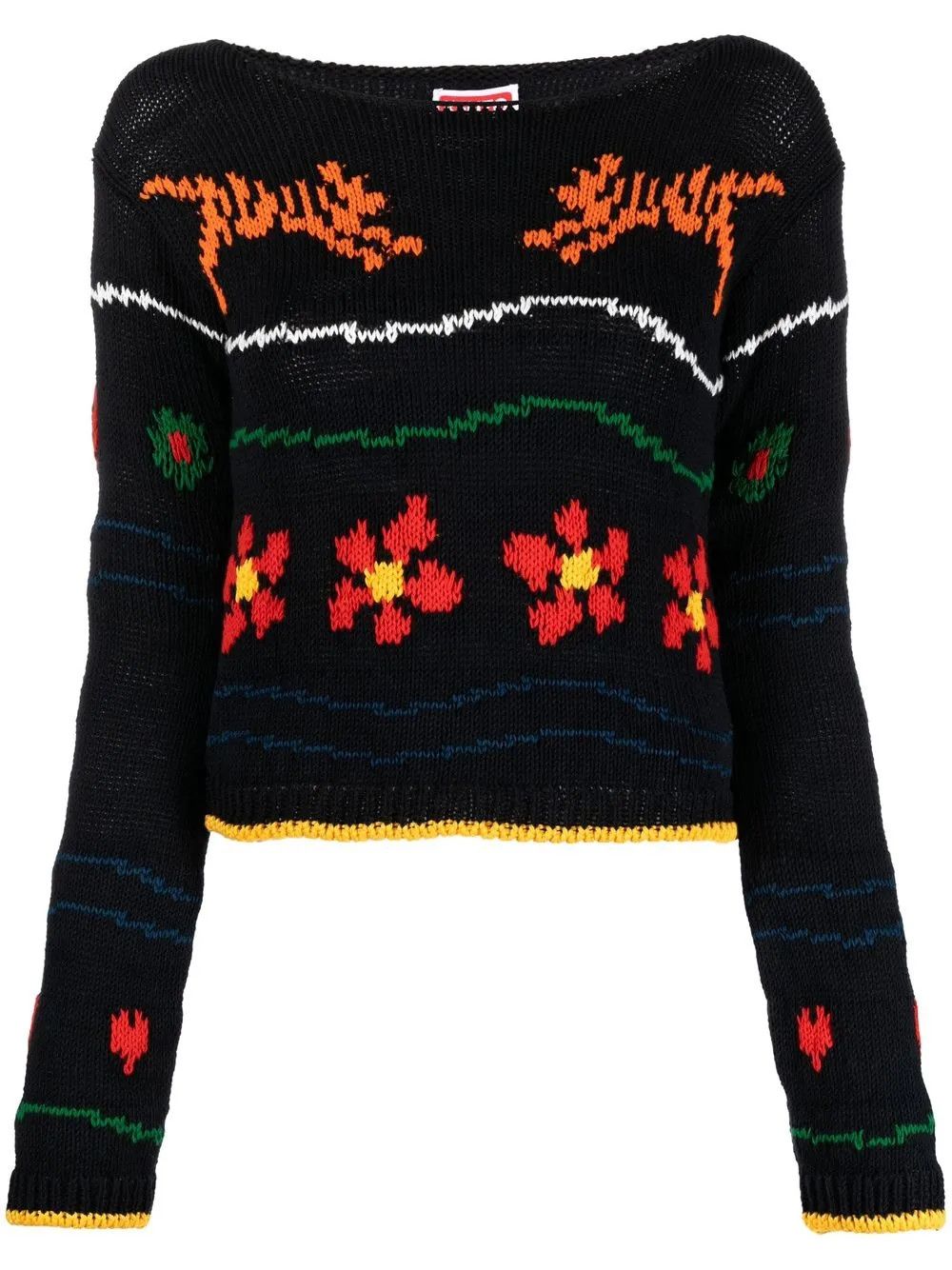 Kenzo o1y1025 Crewneck Sweater in Multicolor Size XS / US 0-2 / IT 36-38 - 1 Thumbnail