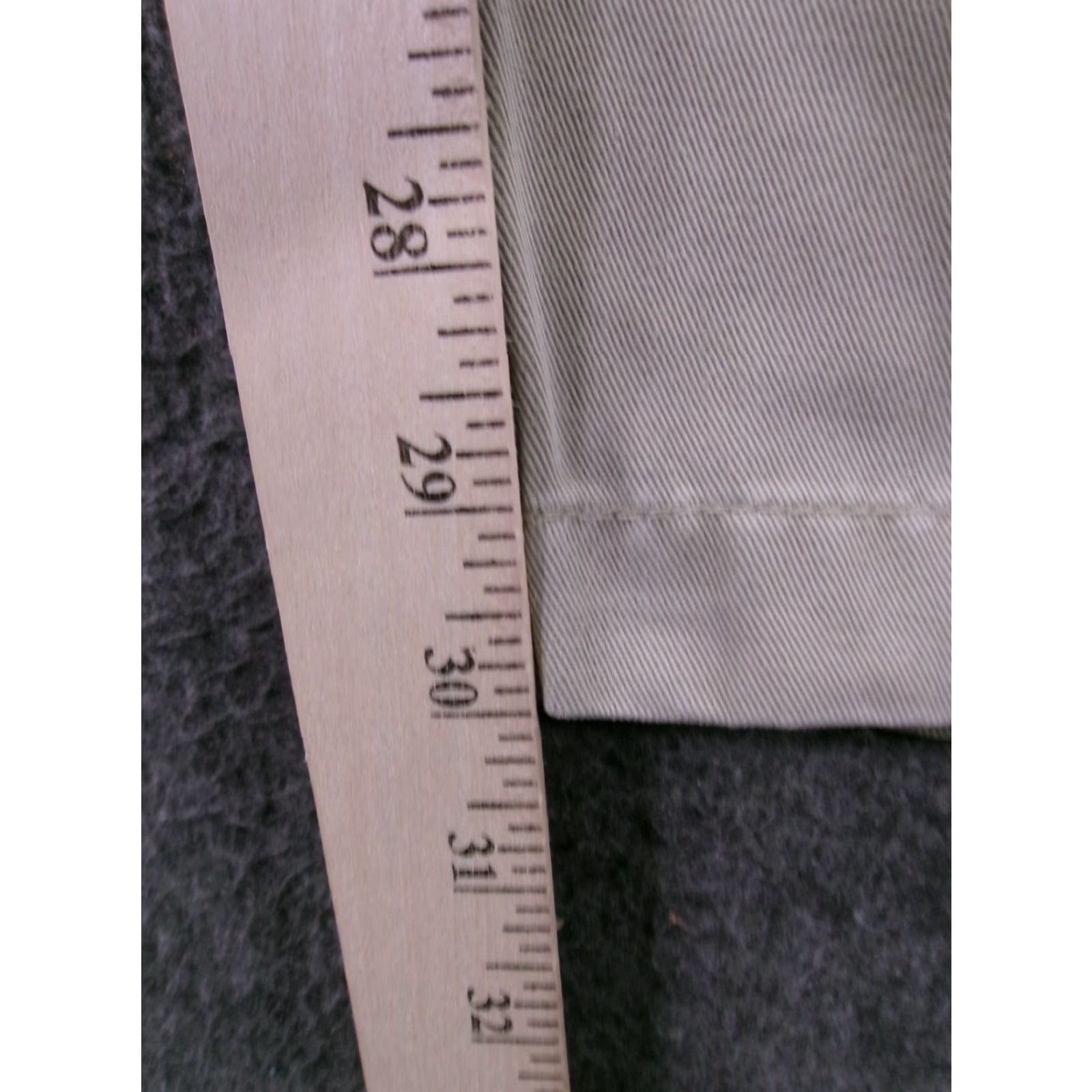 Haggar Haggar Classic Chino Pants Men's 34X30 Brown Straight Leg Cotton Business Workwear Size US 34 / EU 50 - 6 Thumbnail
