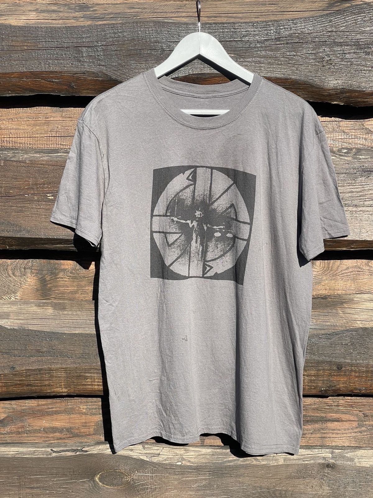 Crass Vintage Crucified Jesus print tee rock punk band