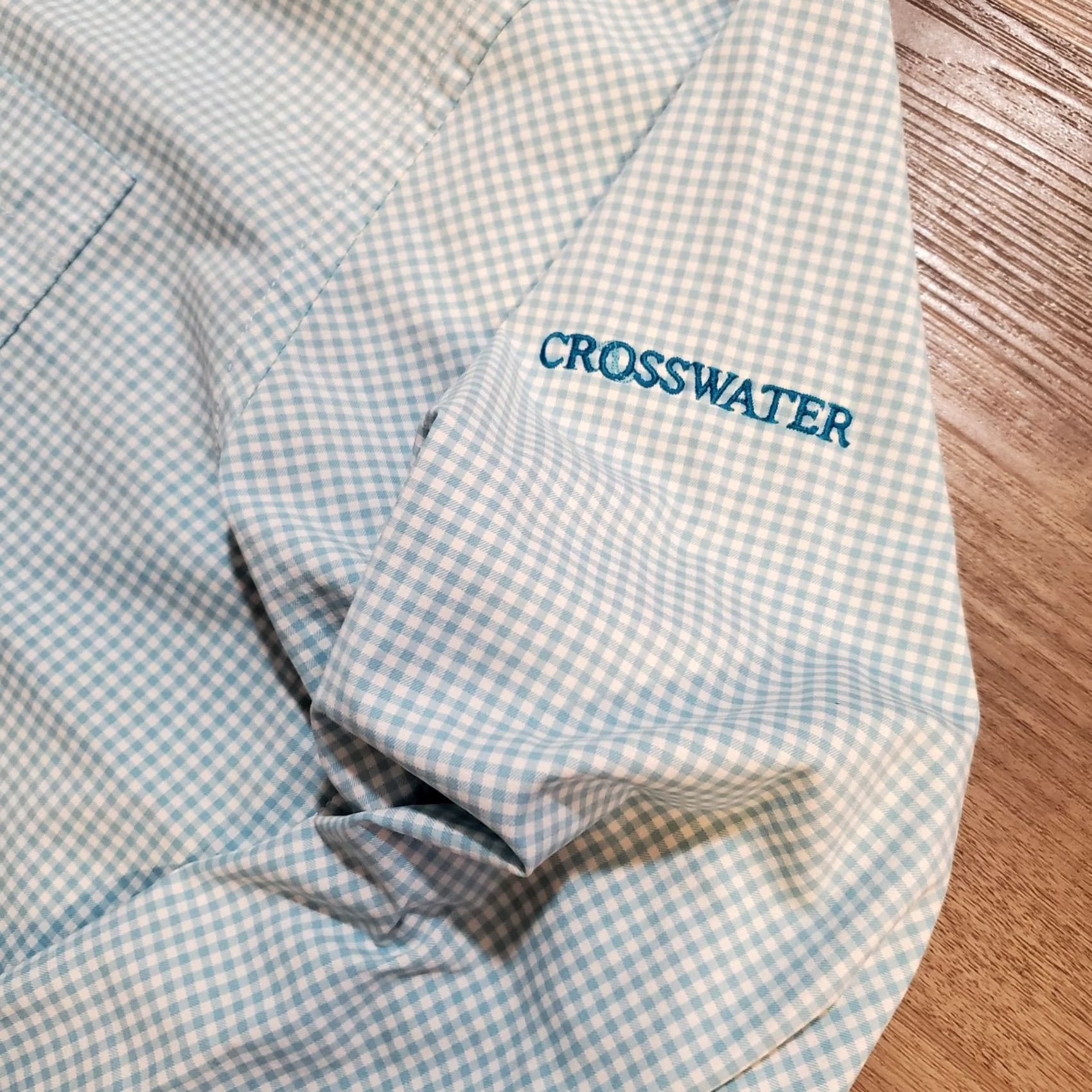 Peter Millar Peter Millar Summer Comfort Button-Down Shirt Blue White Gingham Plaid Men's L Button-Up Lightweight Breathable Casual Business Size US L / EU 52-54 / 3 - 4 Thumbnail
