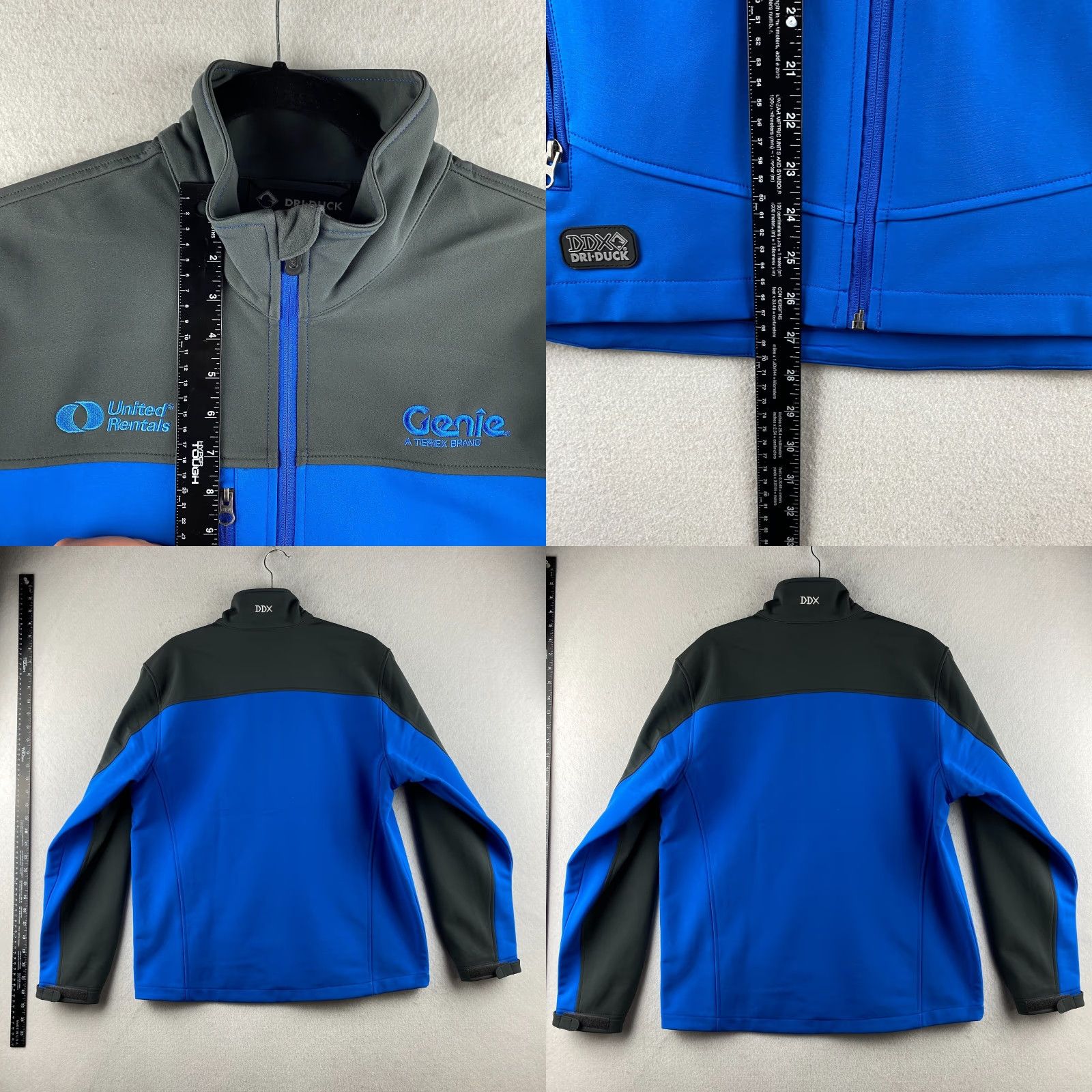 Vintage DRI DUCK Jacket Mens M Medium Black Blue Full Zip Weather Resistant Performance Size US M / EU 48-50 / 2 - 9 Thumbnail