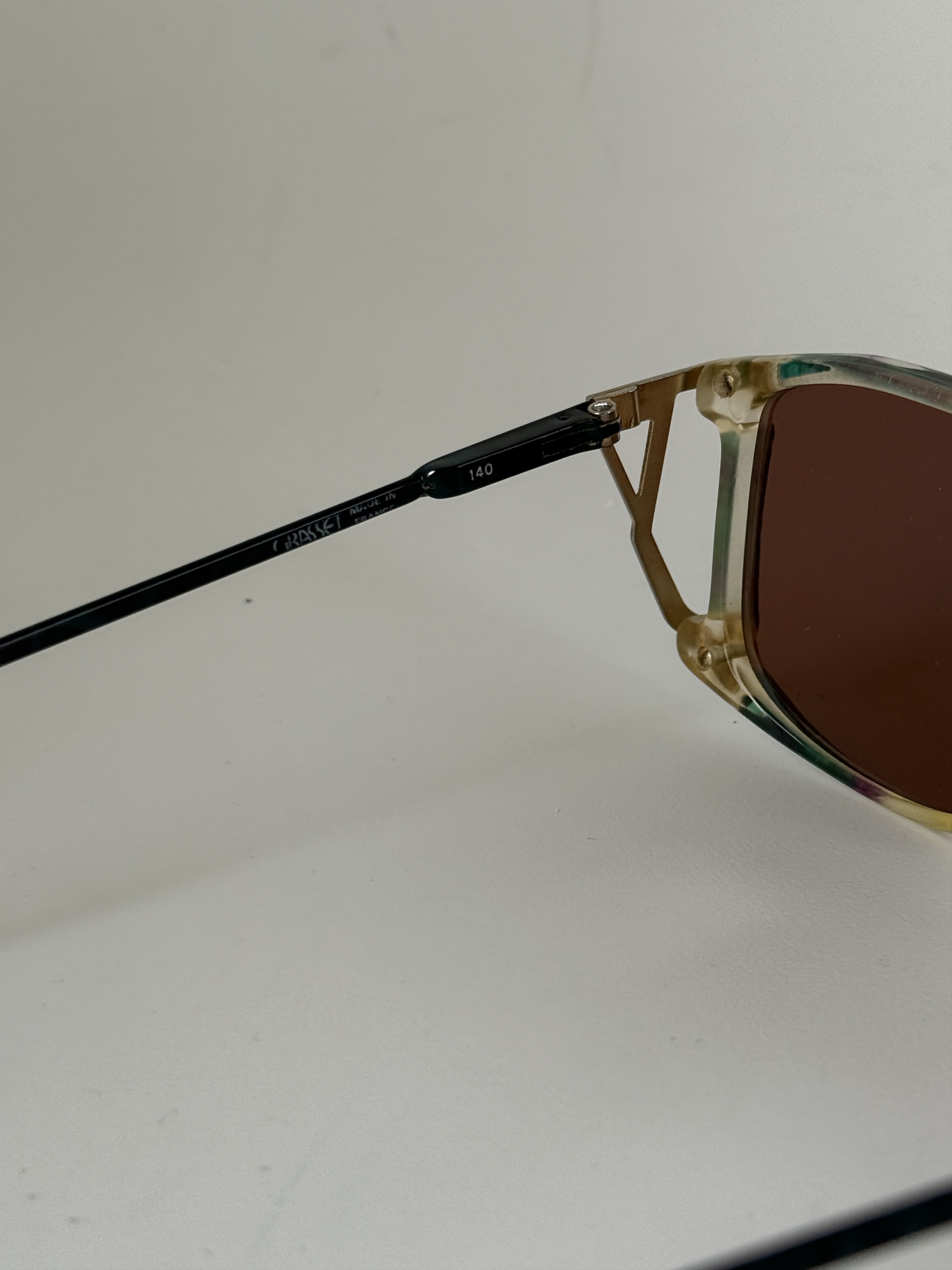 Vintage Vintage gold sunglasses 70s france Size ONE SIZE - 7 Thumbnail