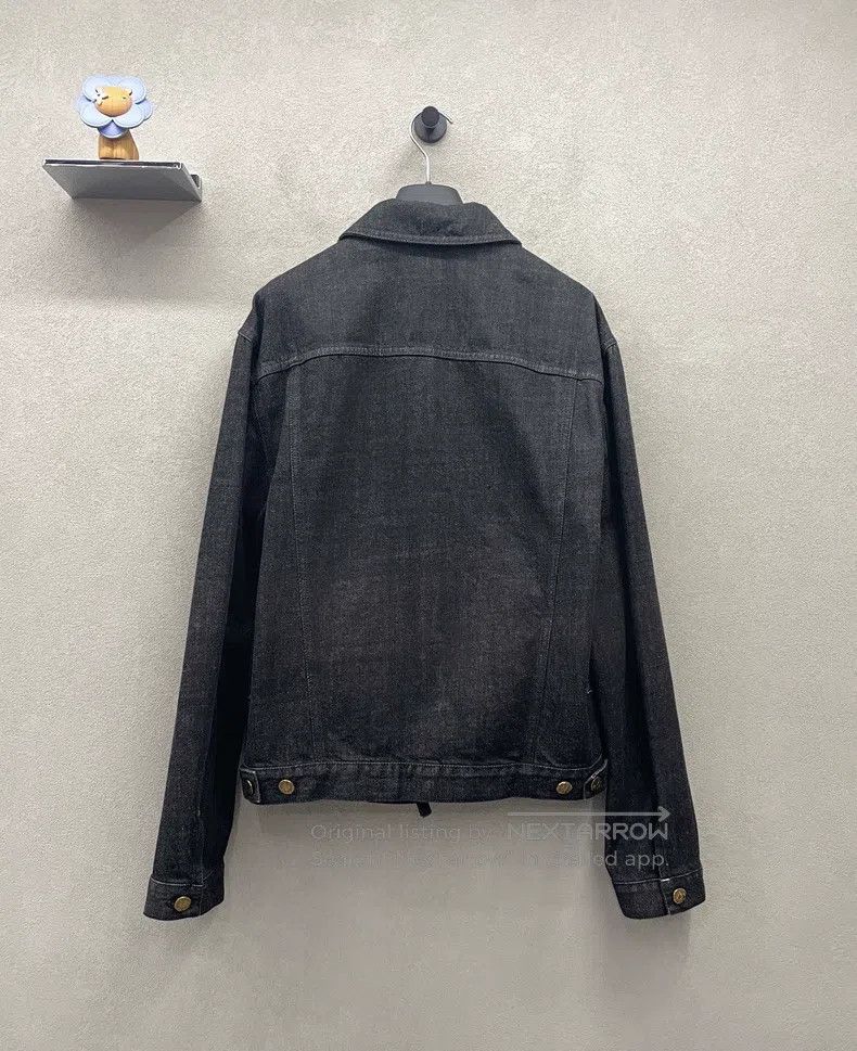 Louis Vuitton Louis Vuitton Bow Black Denim Jacket Size US M / EU 48-50 / 2 - 2 Thumbnail