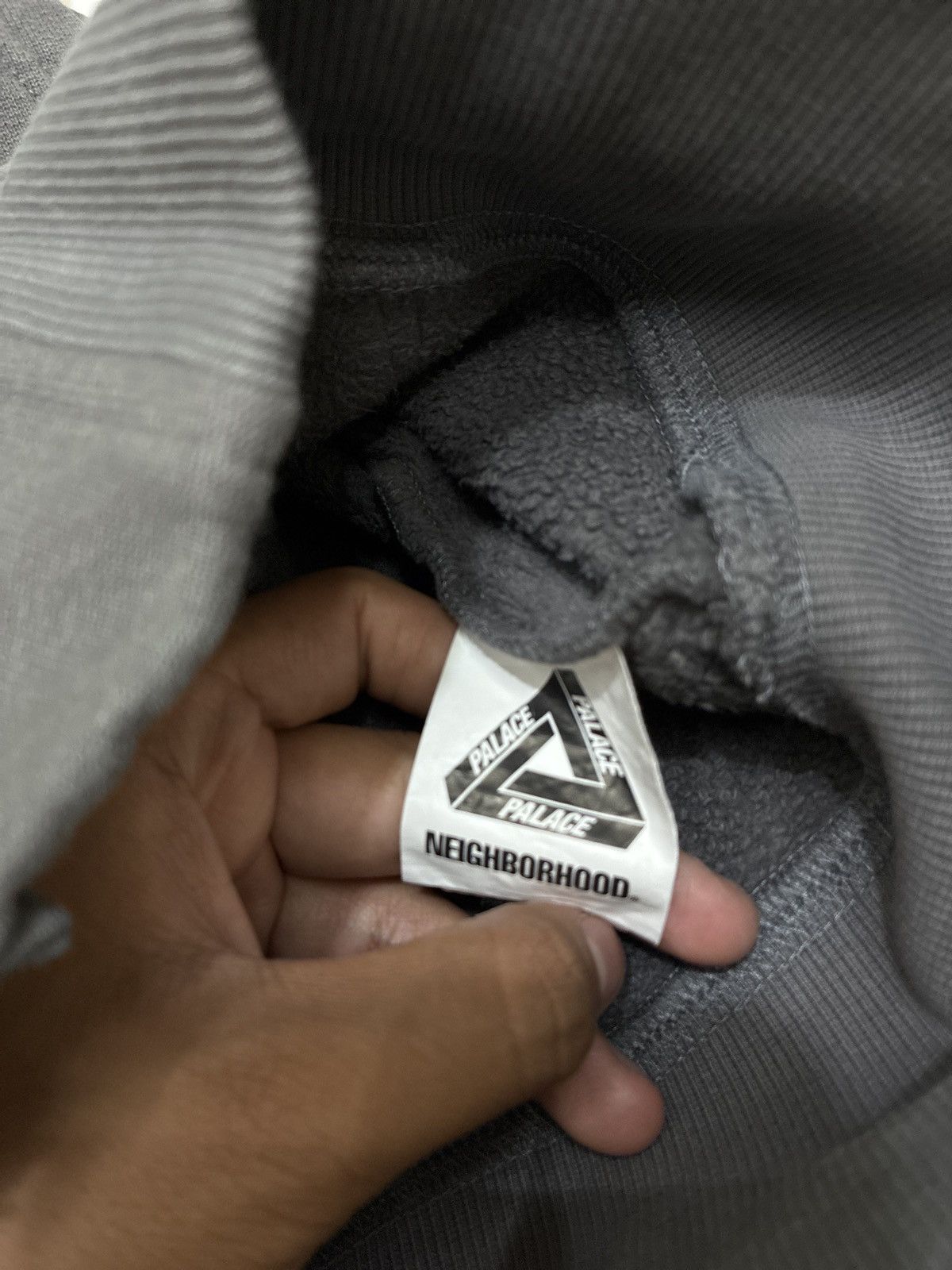 Palace Palace x Neighborhood Skull Zip Up Charcoal Grey Size US M / EU 48-50 / 2 - 10 Thumbnail