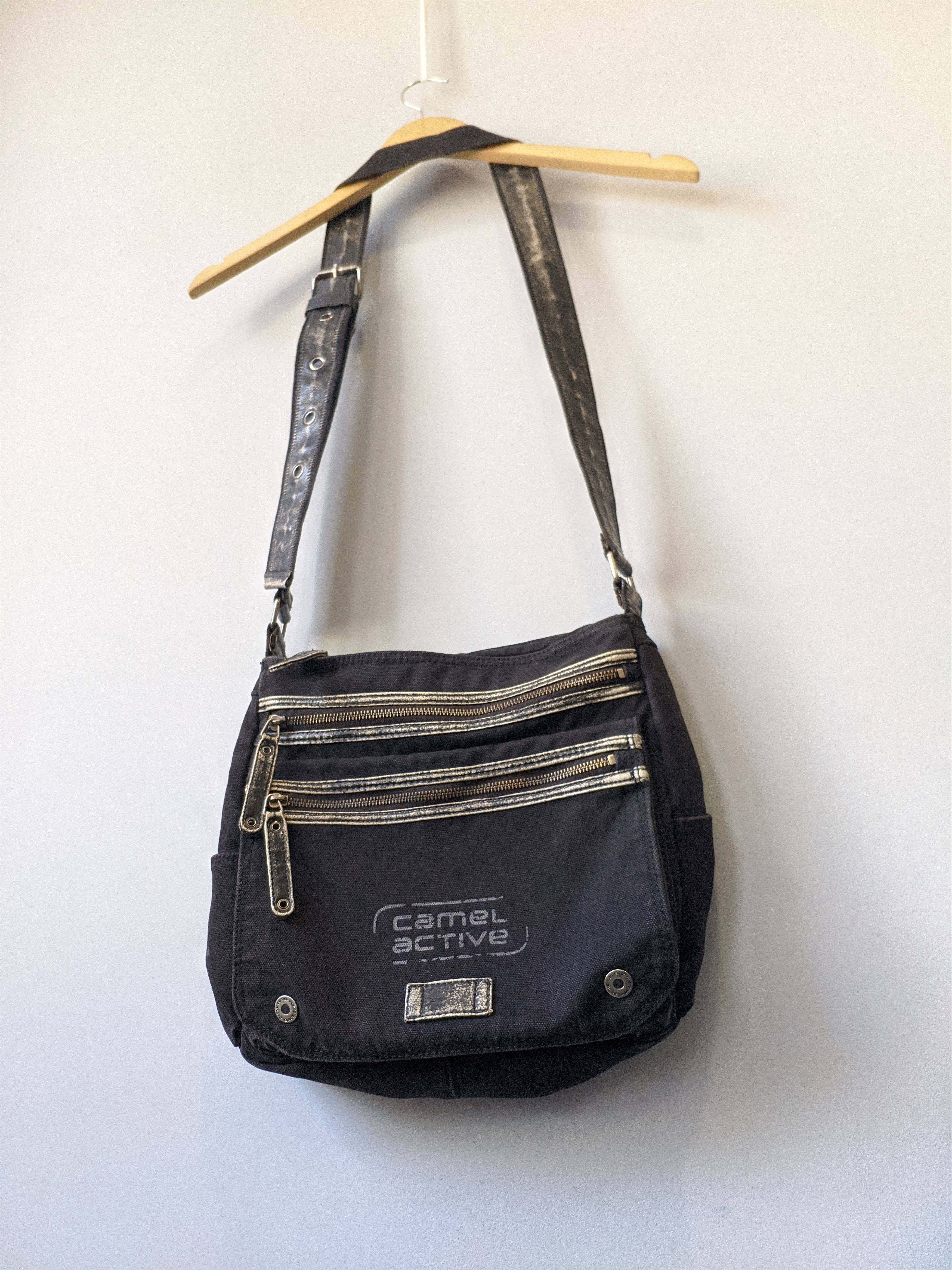 camel active CAMEL ACTIVE AVANTGARDE RETRO CROSSBODY BAG BLACK VINTAGE Size ONE SIZE - 1 Thumbnail