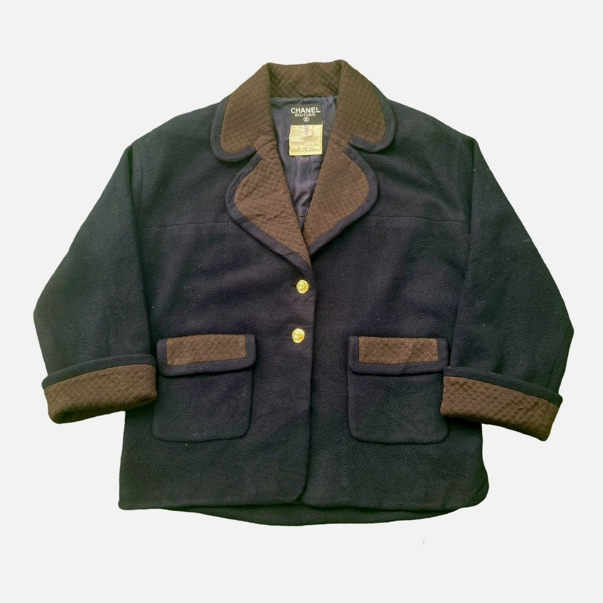 Chanel CHANEL BOUTIQUE WOOL JACKET Size XS / US 0-2 / IT 36-38 - 1 Thumbnail