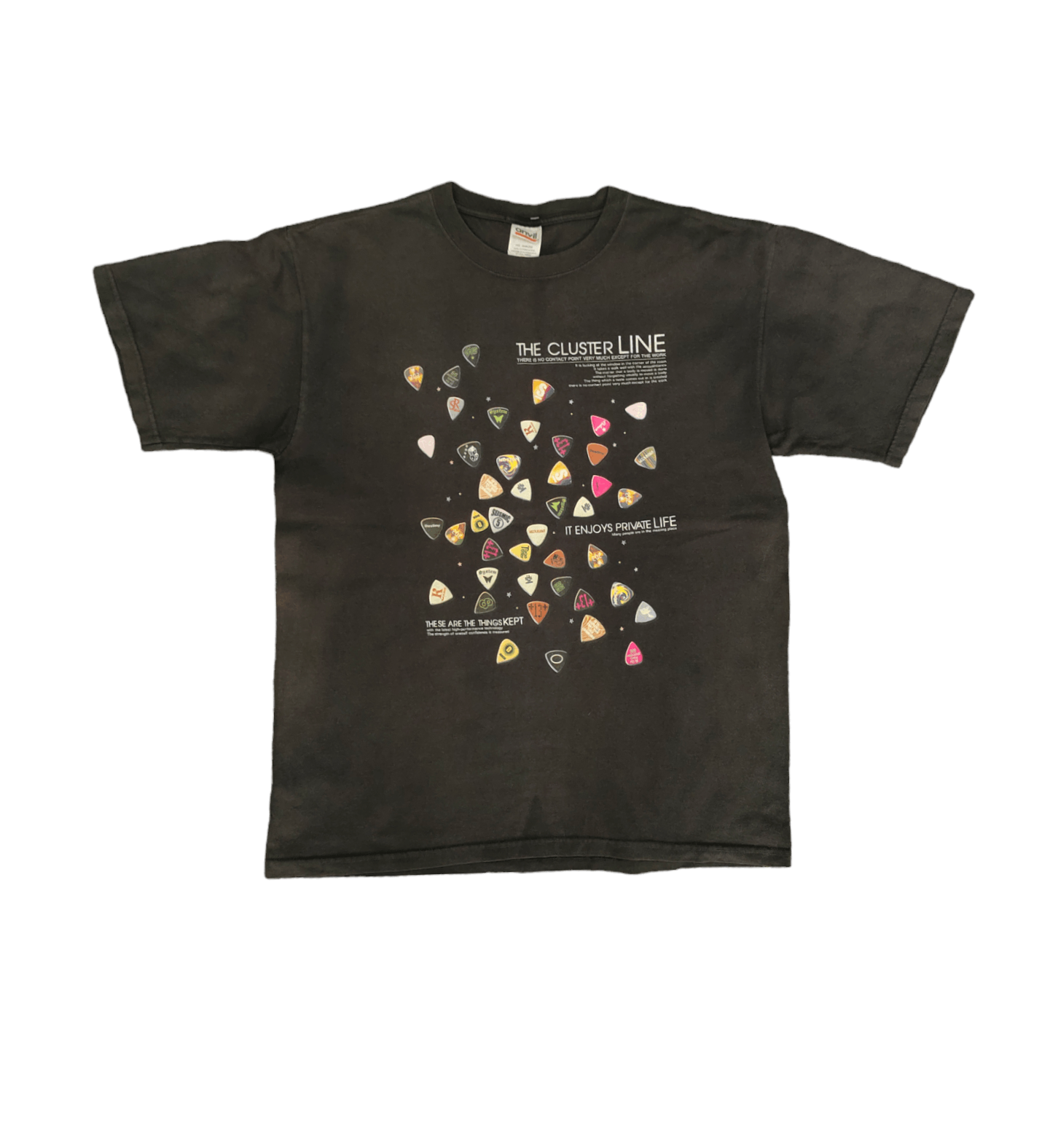 Vintage Vintage The Cluster Line T-Shirt Y2k Streetwear Hype Size US M / EU 48-50 / 2 - 1 Thumbnail